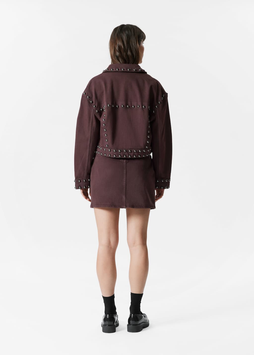 Image of Minifalda con tachuelas