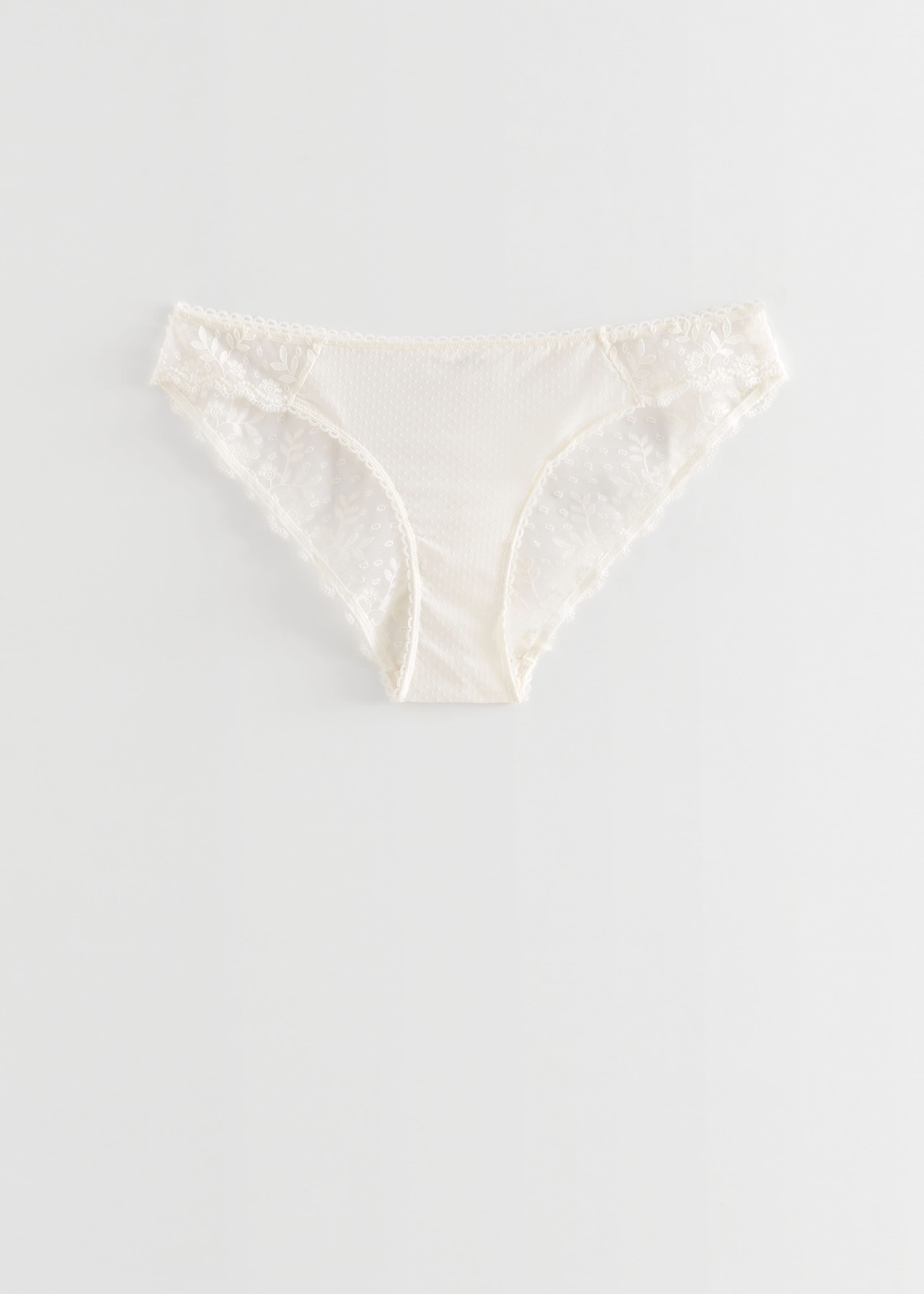 Image of Floral Lace Briefs
