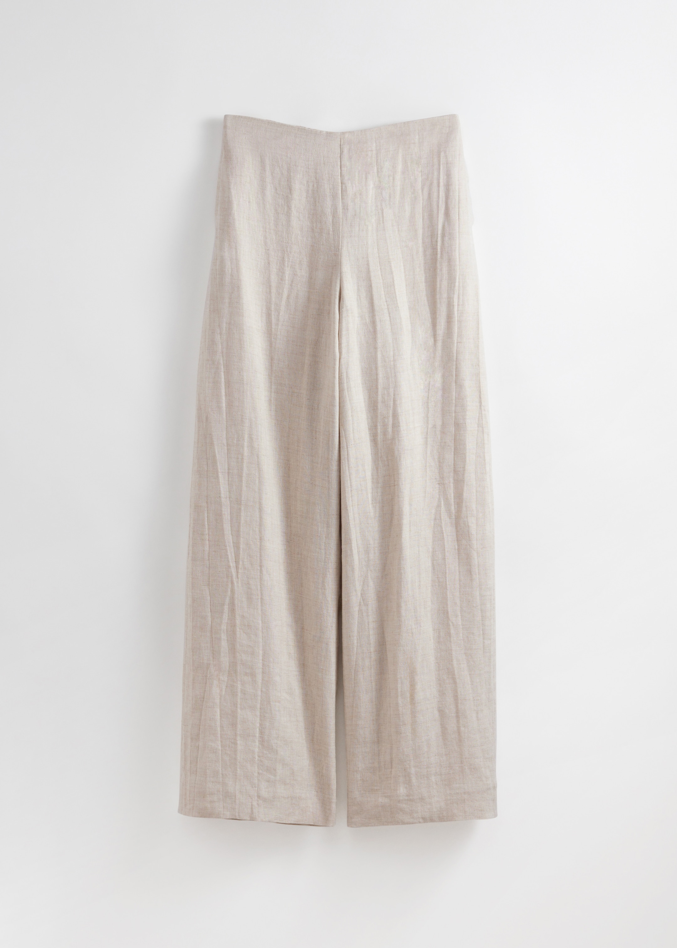 View larger image: Breezy High-Waist Trousers - Wheat - Ladies | H&M GB 1