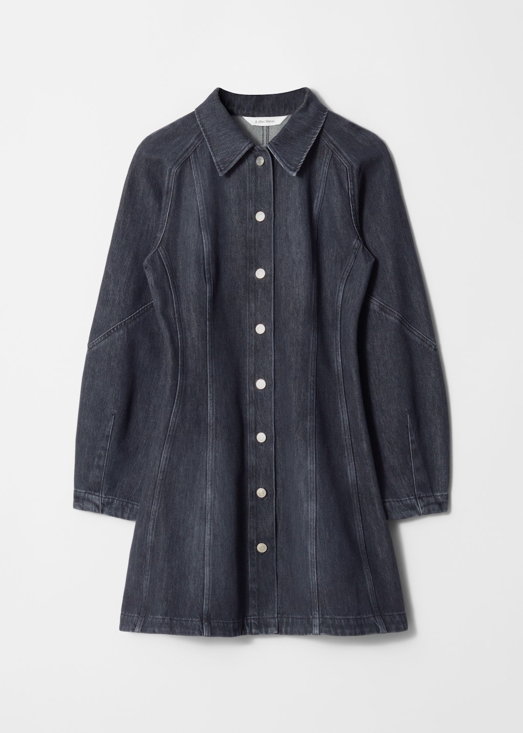 Image of Denim Shirt Mini Dress