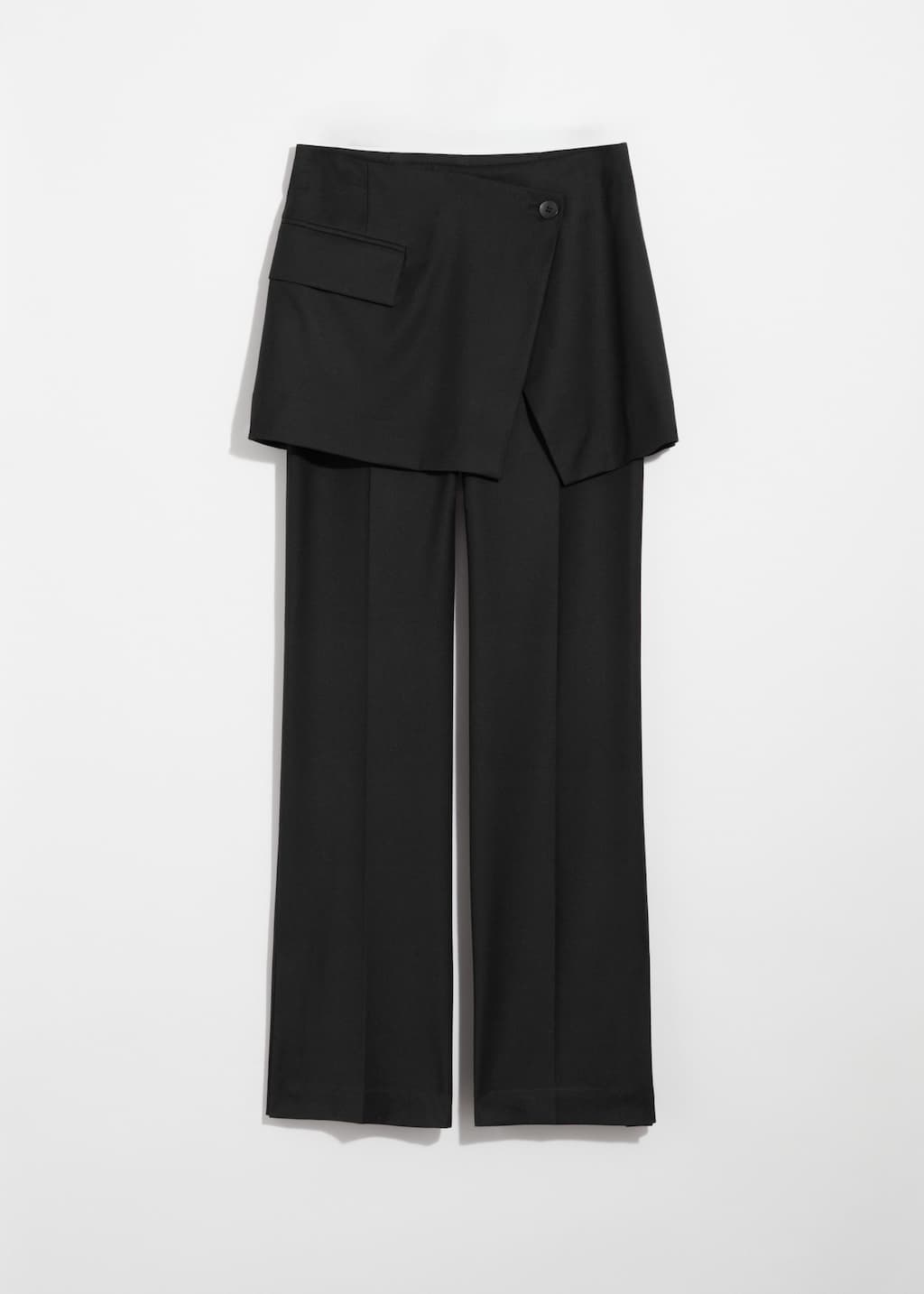 Pantalon avec jupe portefeuille