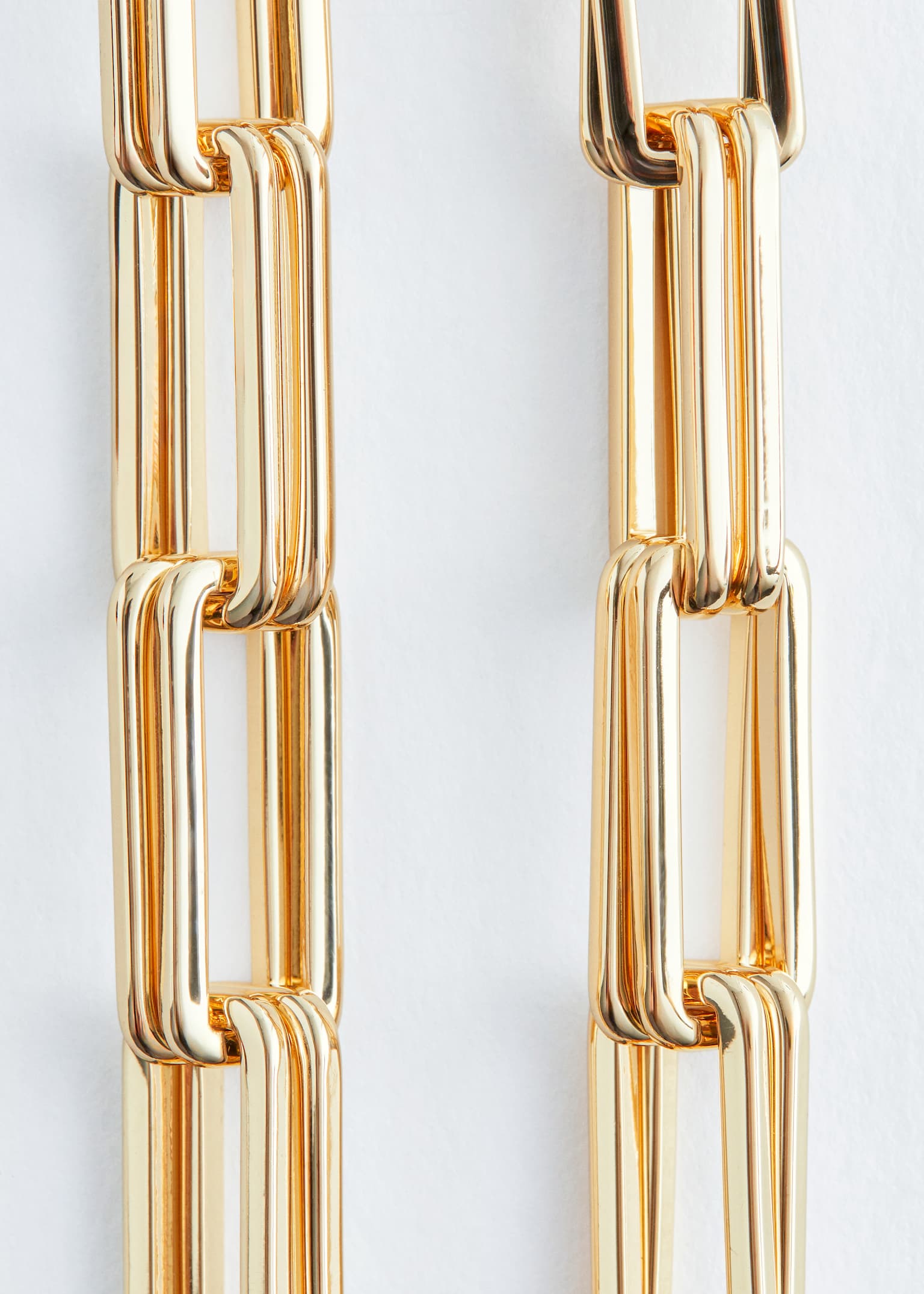 Collar de eslabones de cadena gruesos - Oro/Silver - 3