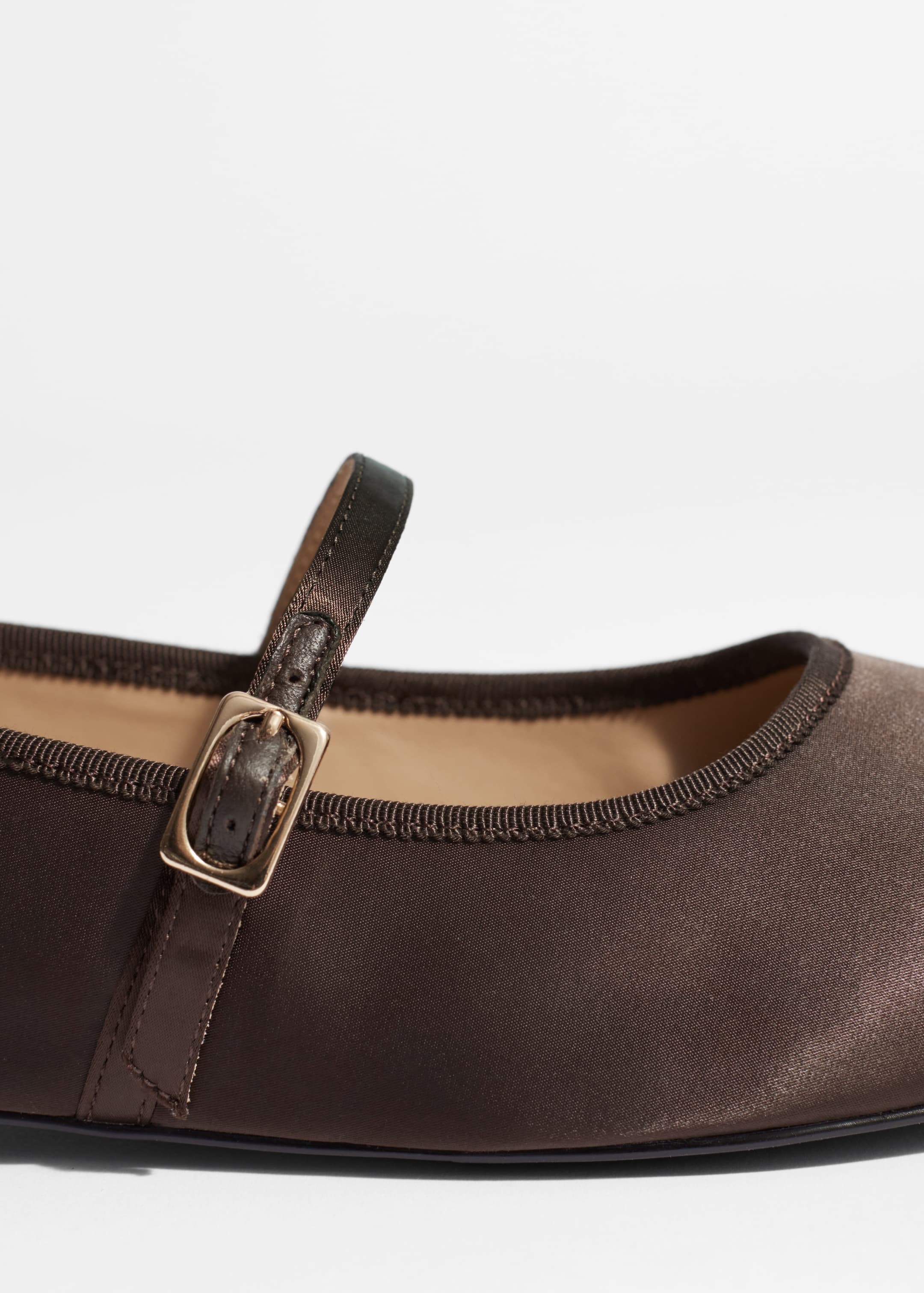 View larger image: Square-Toe Ballet Flats - Brown - Ladies | H&M GB 5