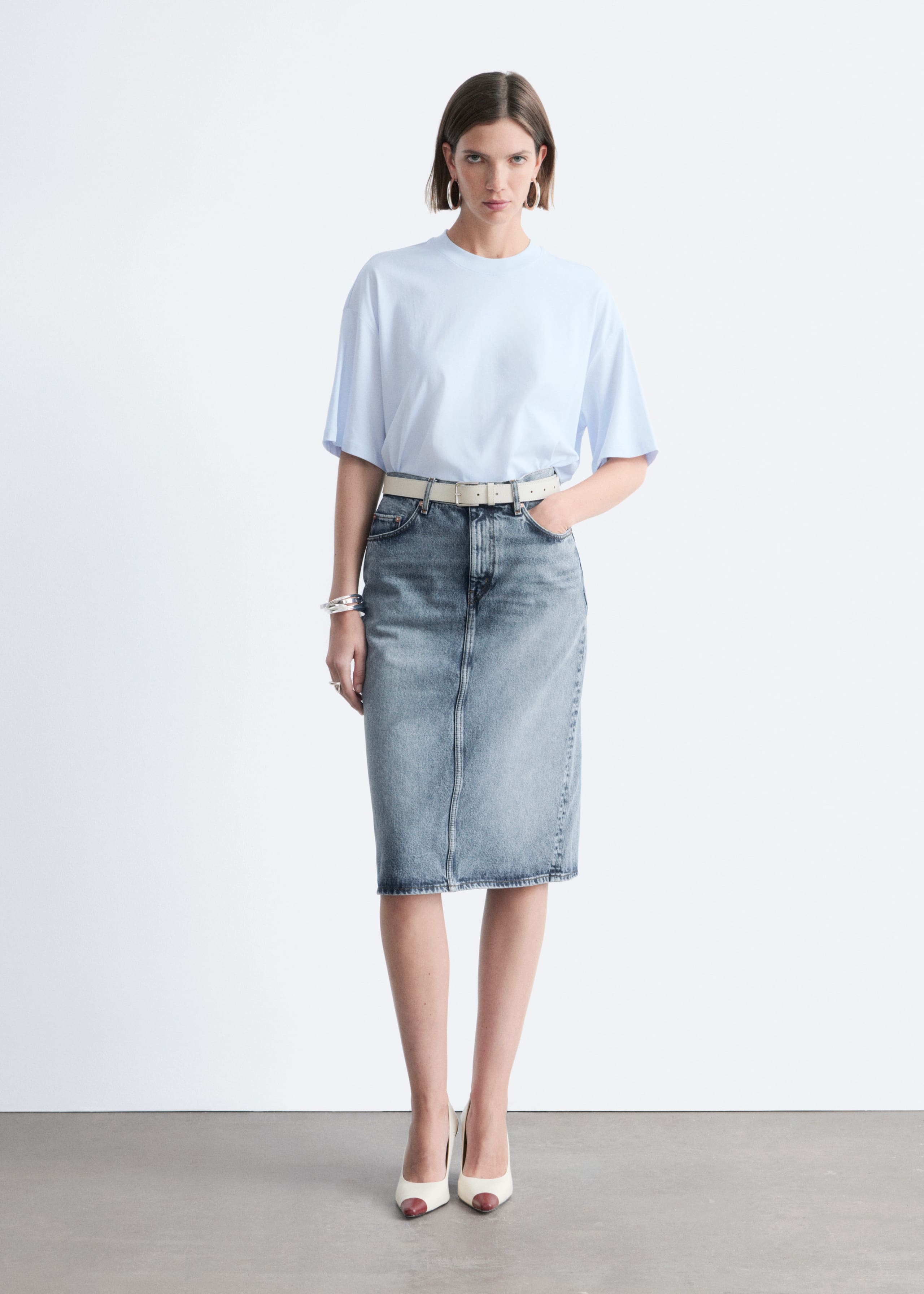 Image of T-shirt oversize en coton