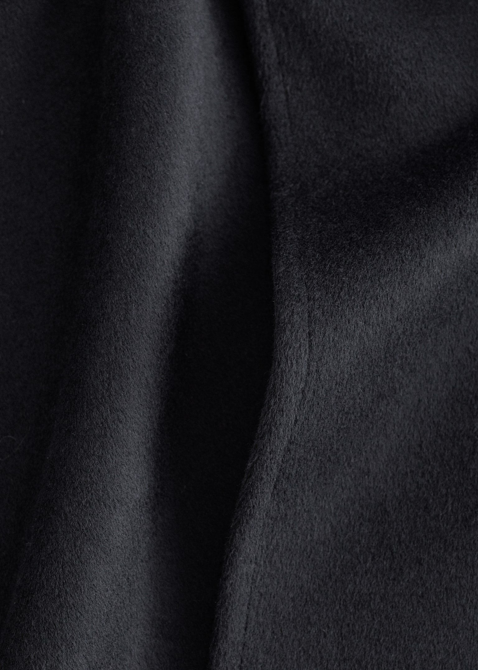 Wool Cape - Μαύρο - 3