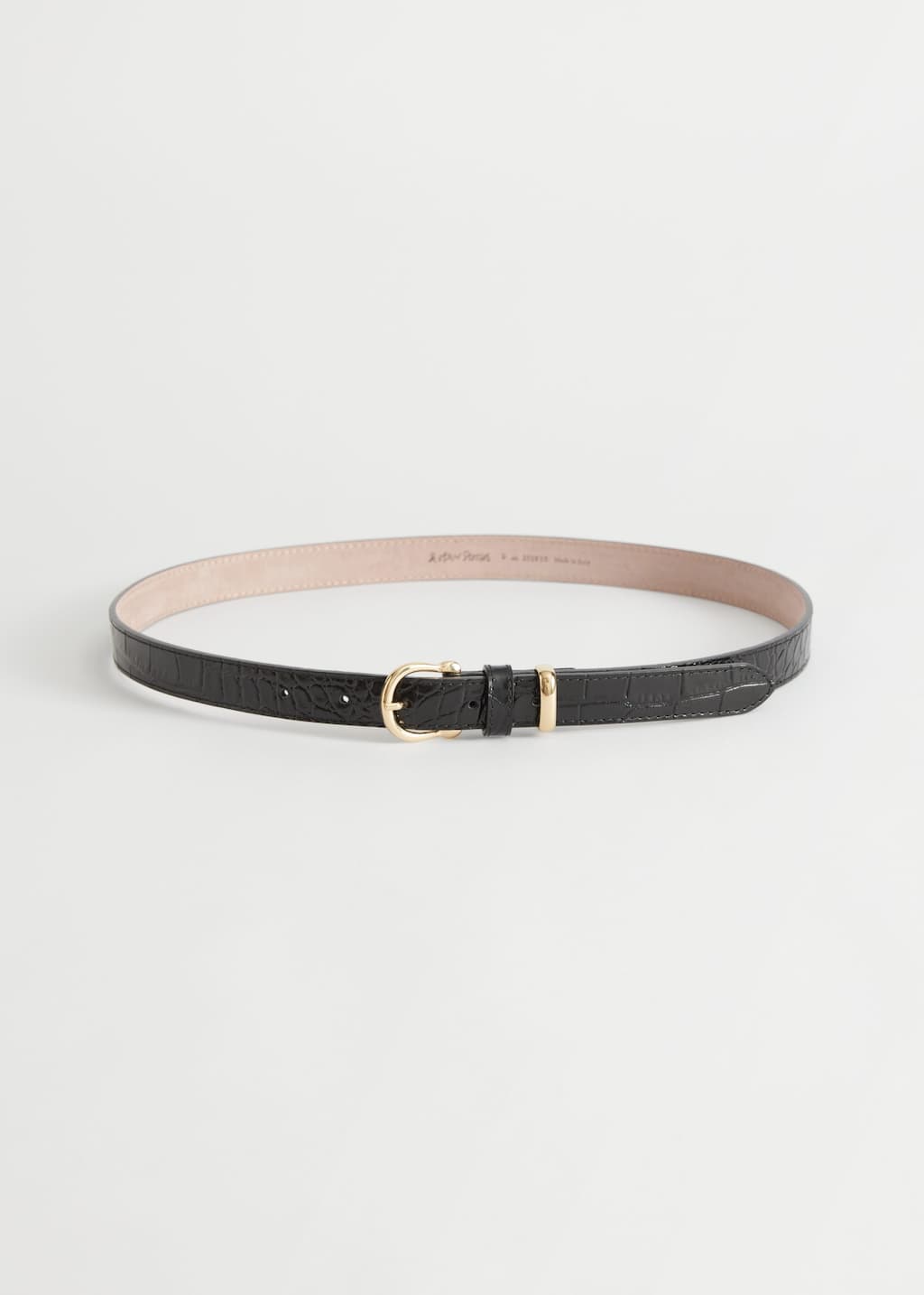 Leather Belt - Burgundy - Still Life