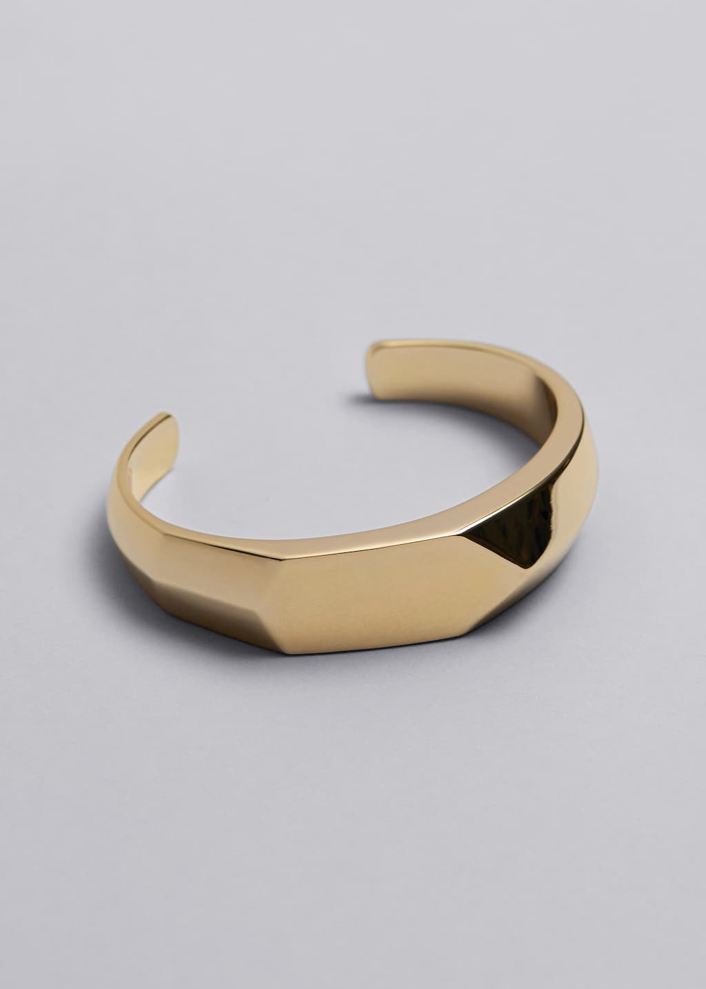 Brazalete abierto grueso - Oro - Bodegón