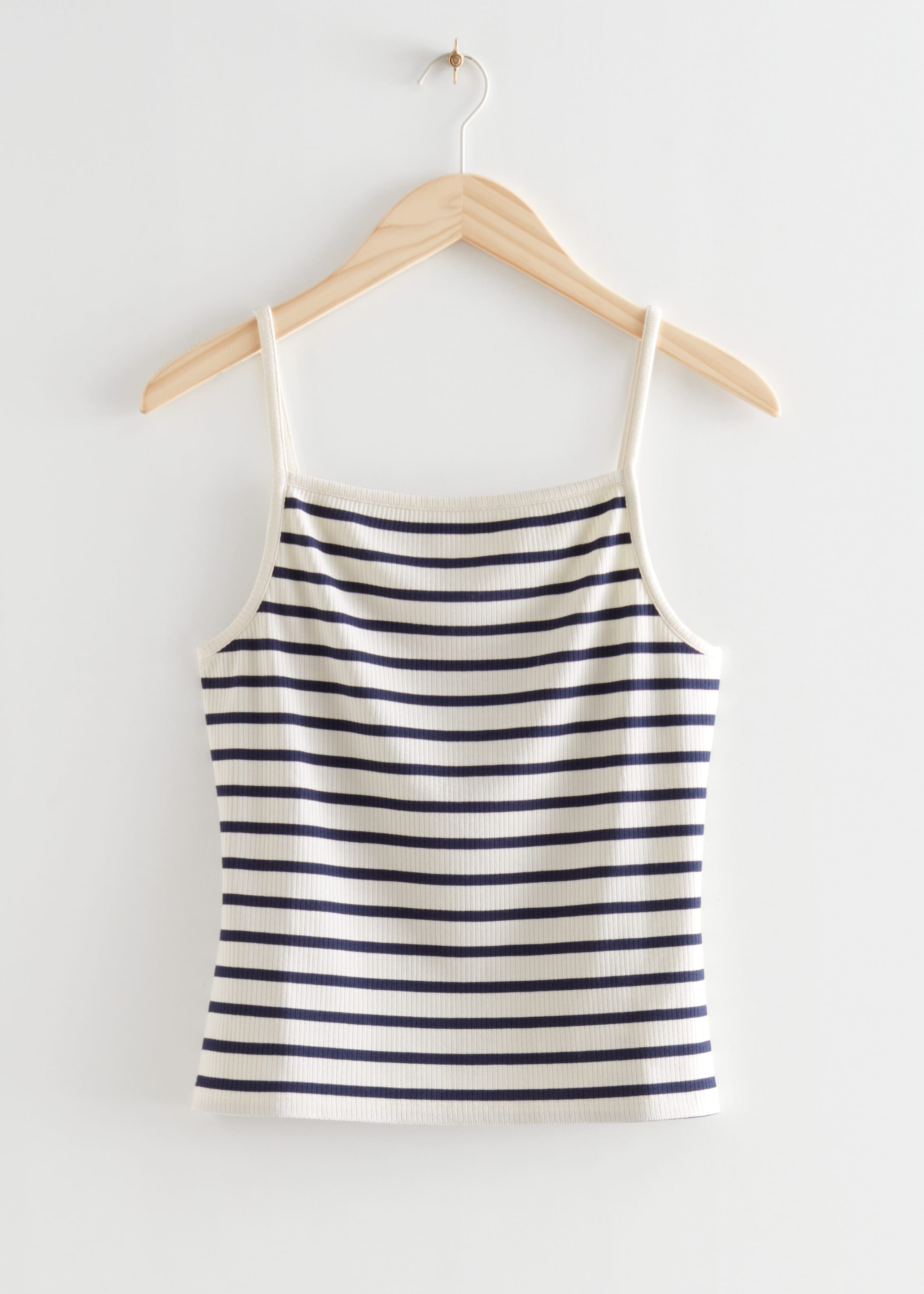 Strappy Top - Blue/White Stripes - Still Life