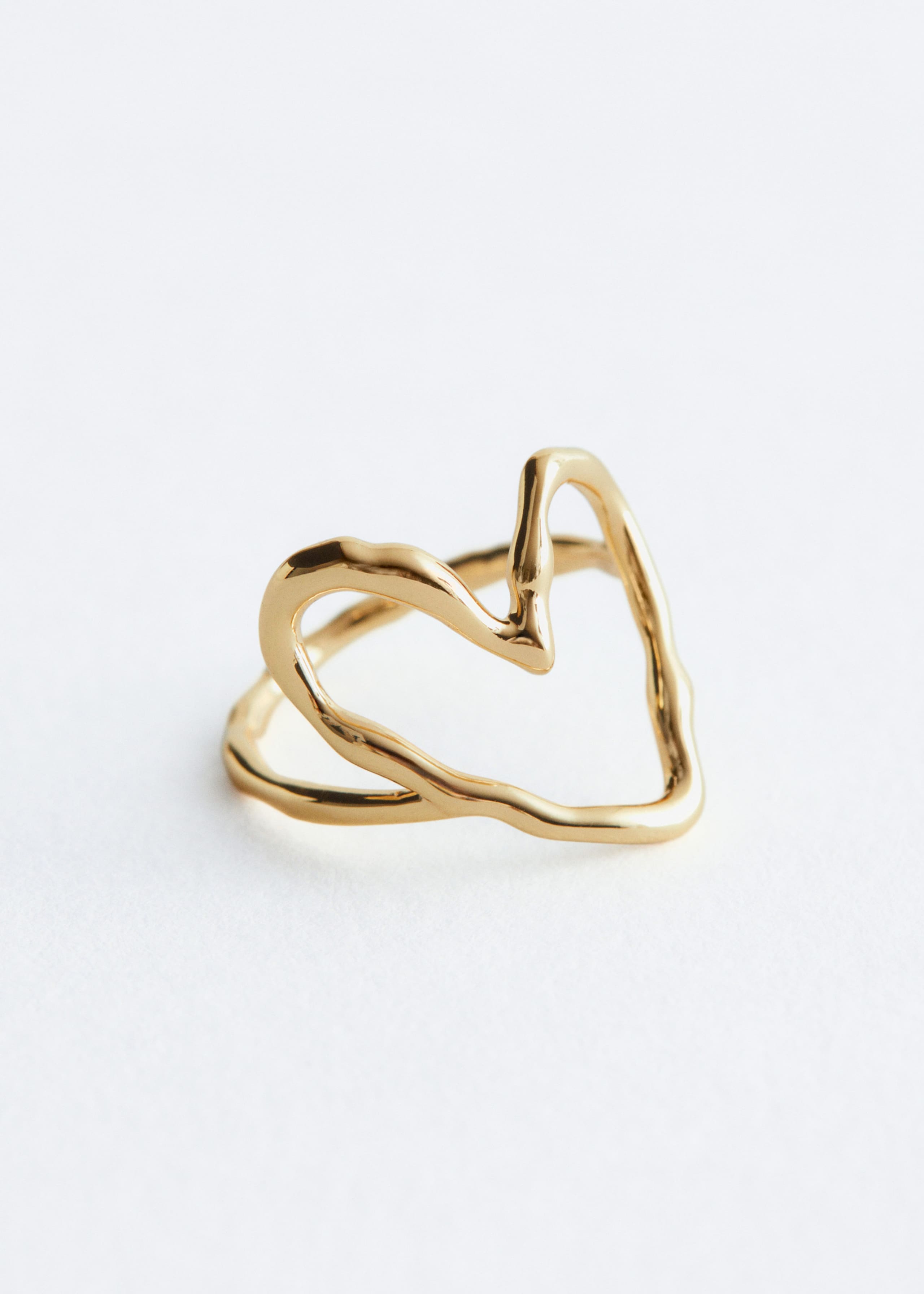 Open Heart Ring - Gold - Still Life