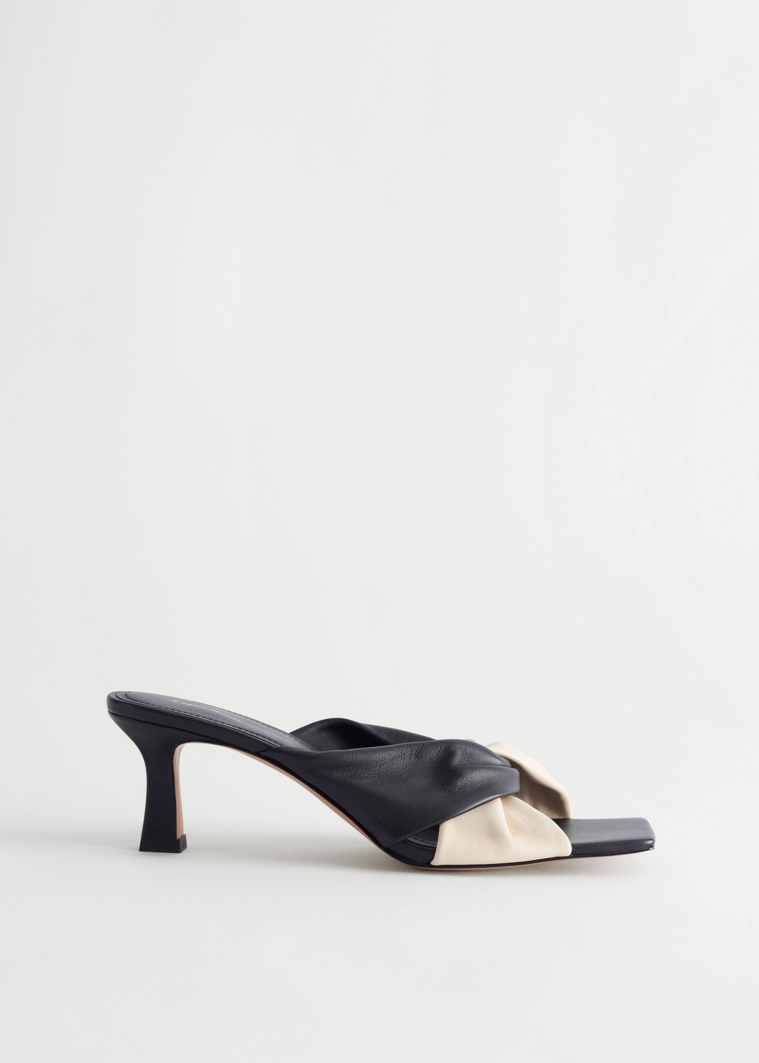 Image of LeatherSlip-onHeeledMules