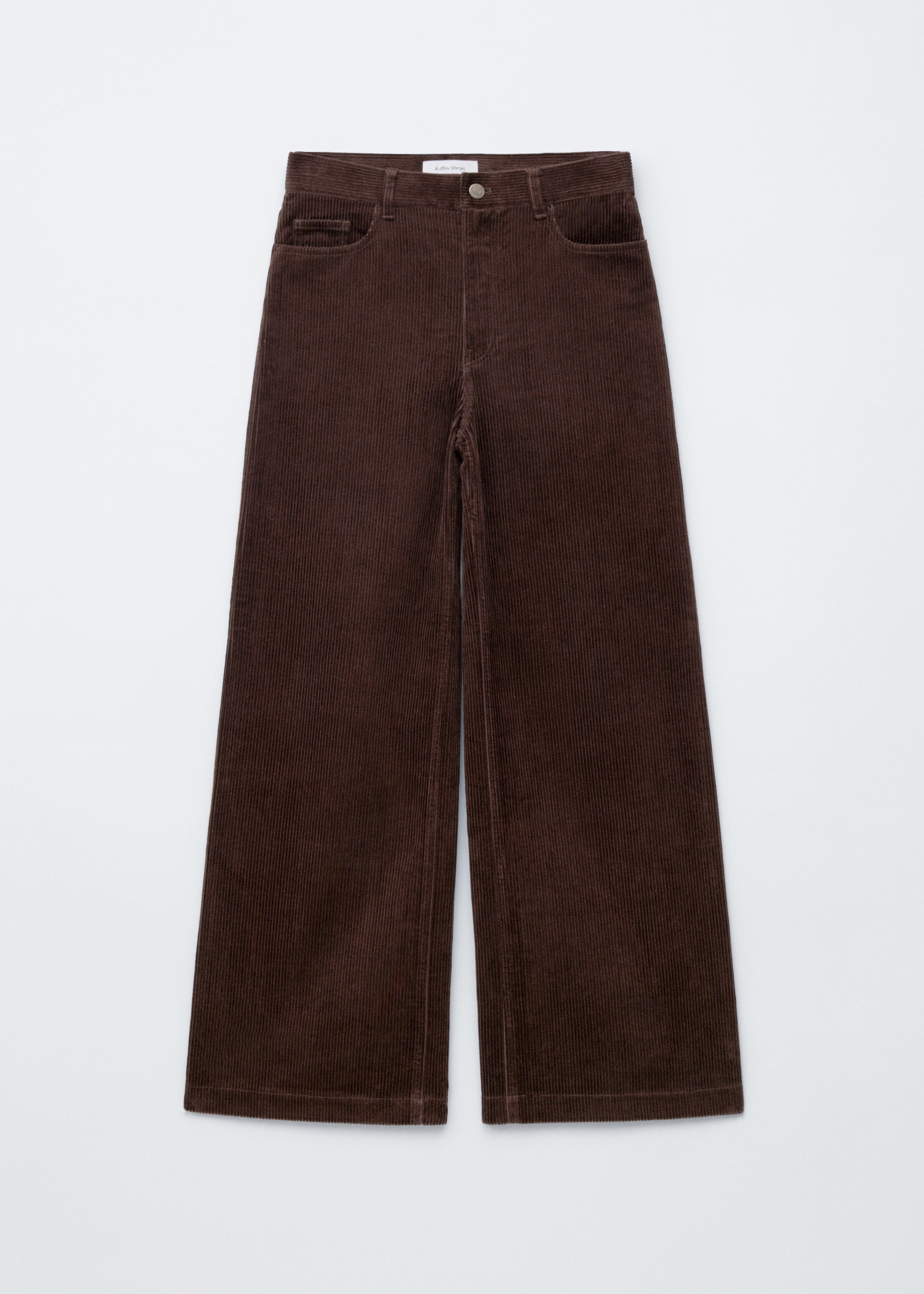 Wide-Leg Corduroy Trousers