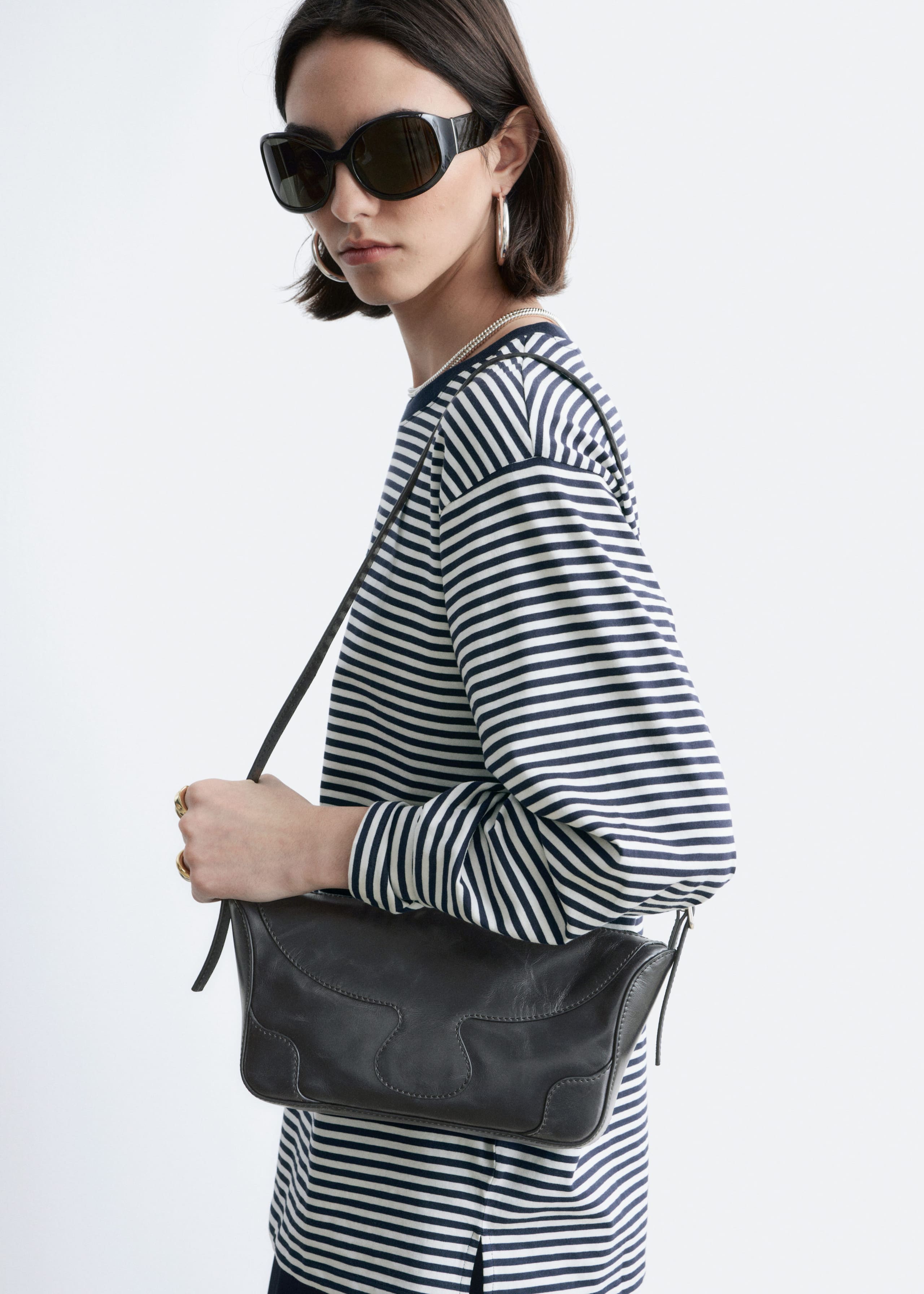 Image of Maglia in jersey a maniche lunghe