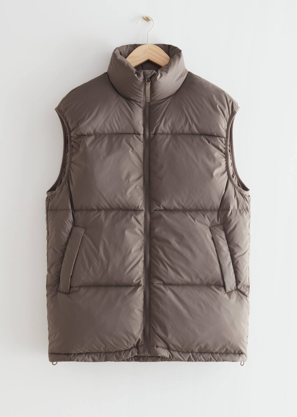 Relaxed Puffer Vest - Black - Still Life
