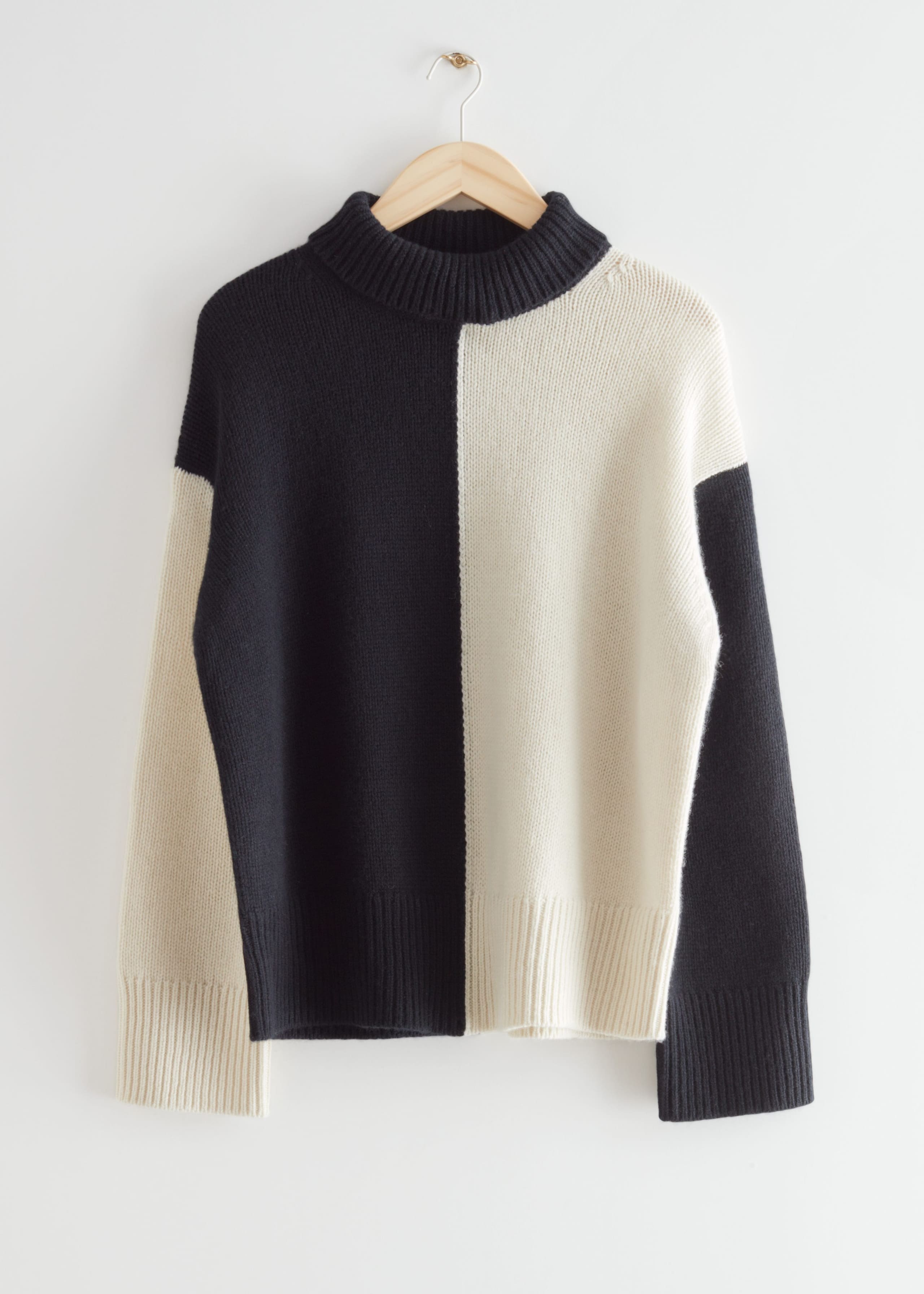 Turtleneck Knit Jumper - Mole - Bodegón