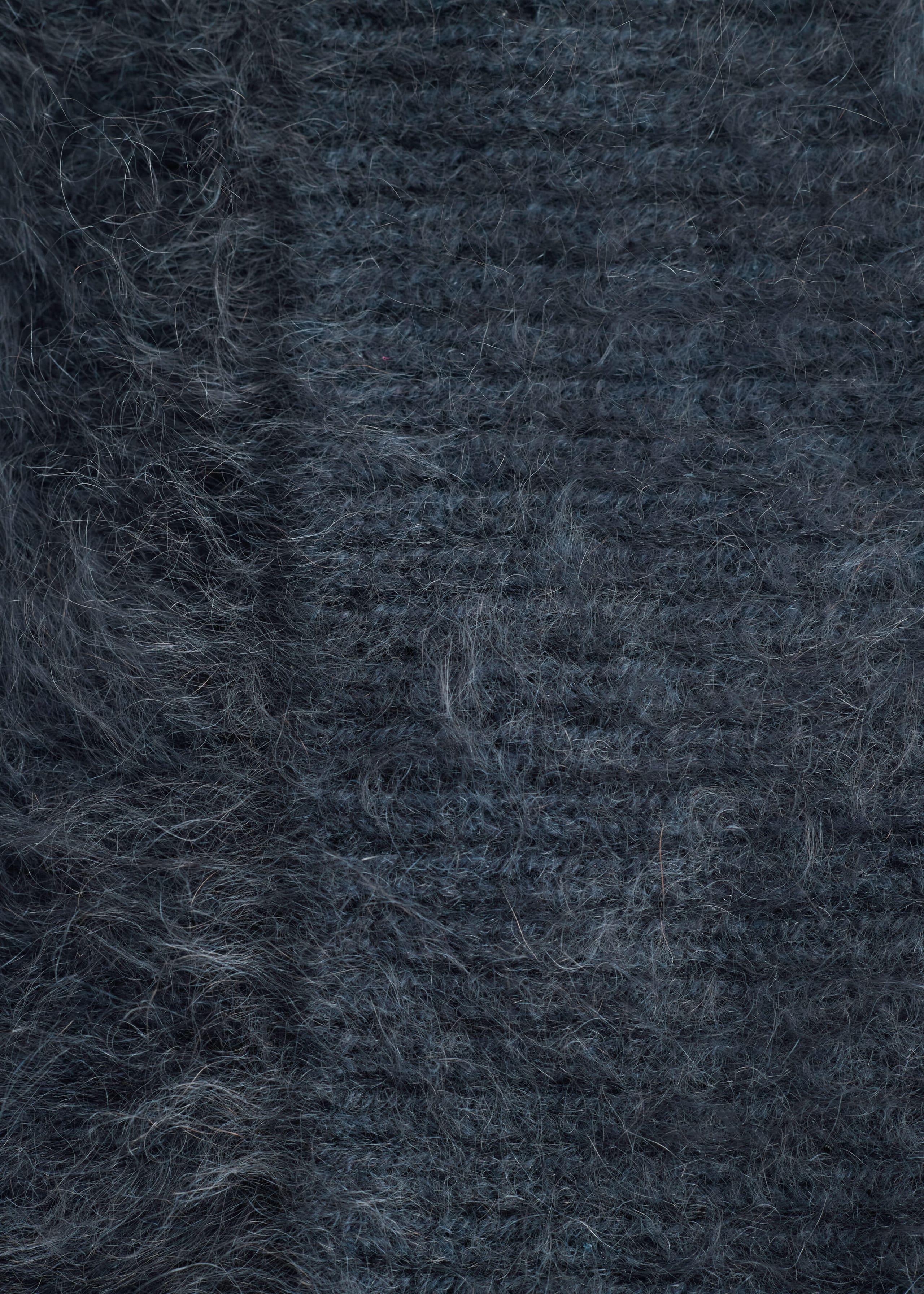 Brushed Cashmere Beanie Dark Blue