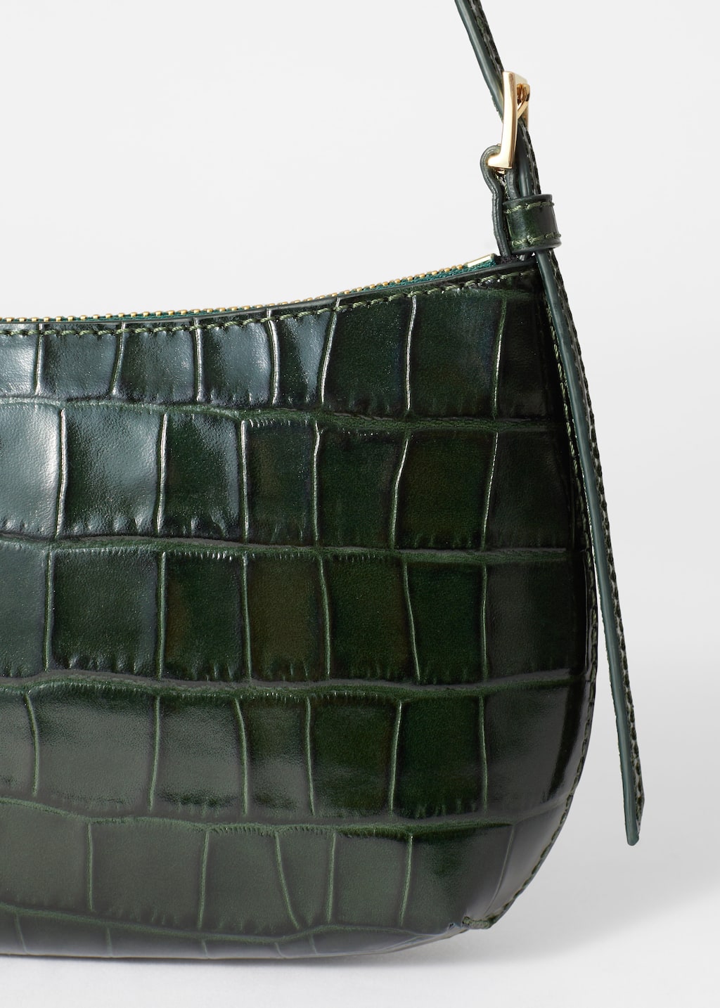 Kleine Schultertasche aus Leder - {{variantName}} - Beschreibendes Detail