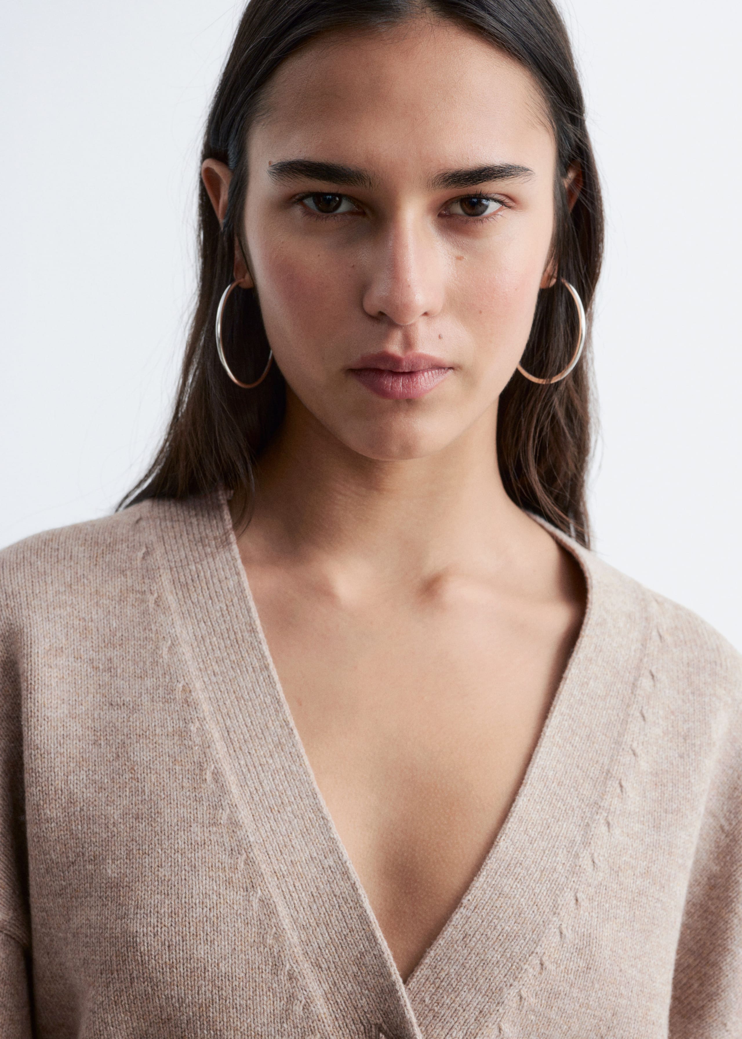 Image of Tapered Knit Cardigan