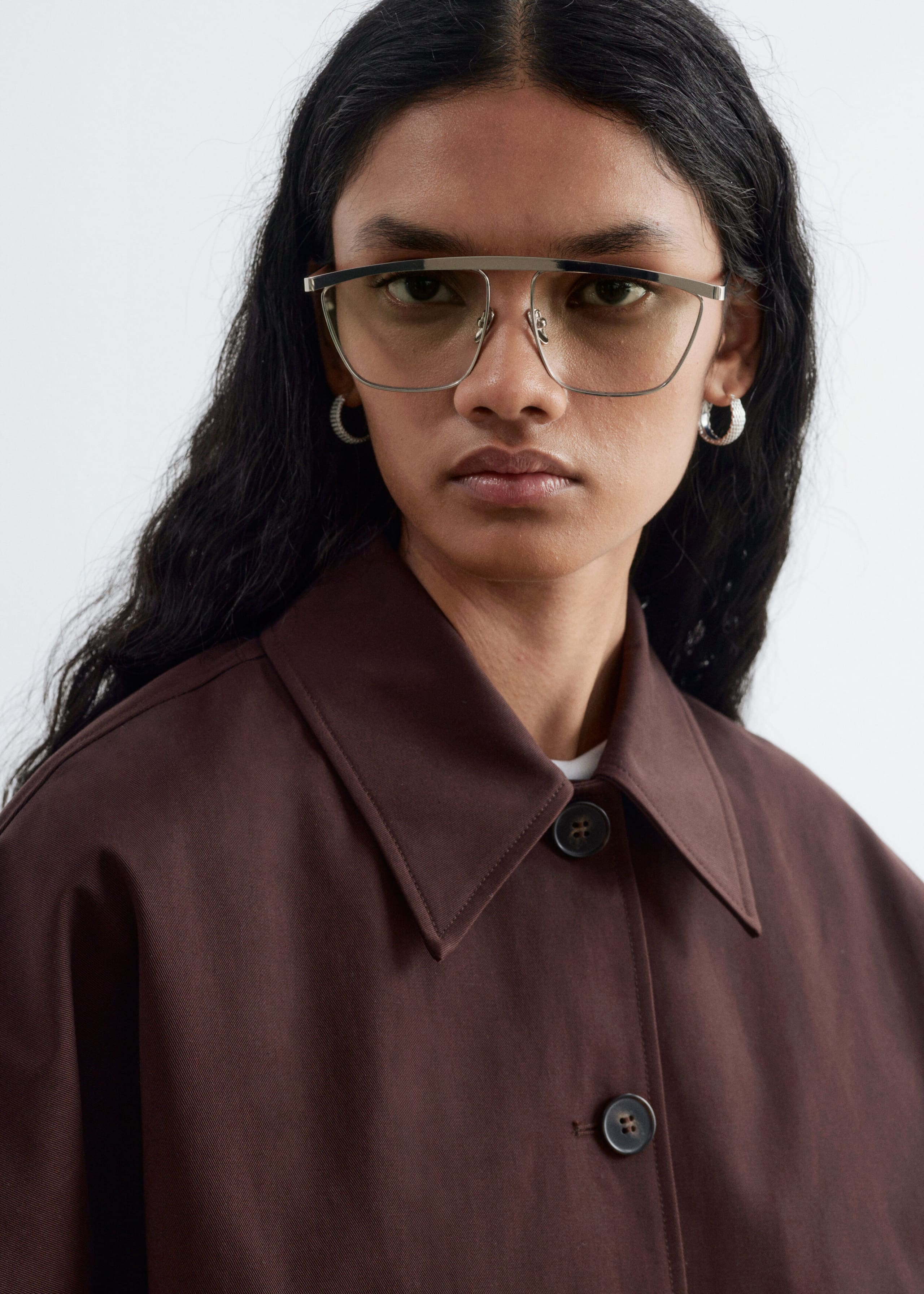 Boxy Jacket - Dark Brown - Still Life