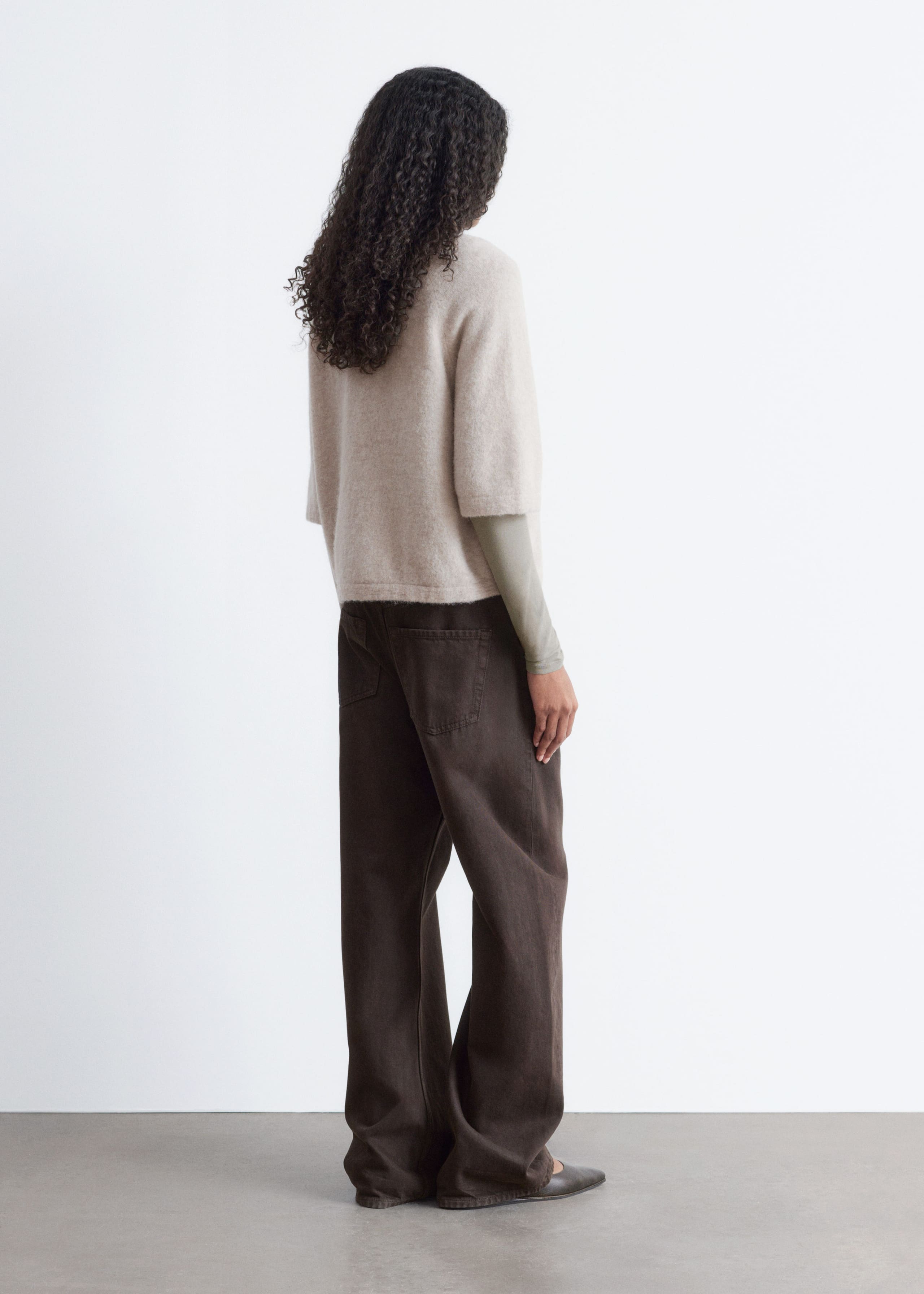 Image of Alpaca-Blend Knitted Top