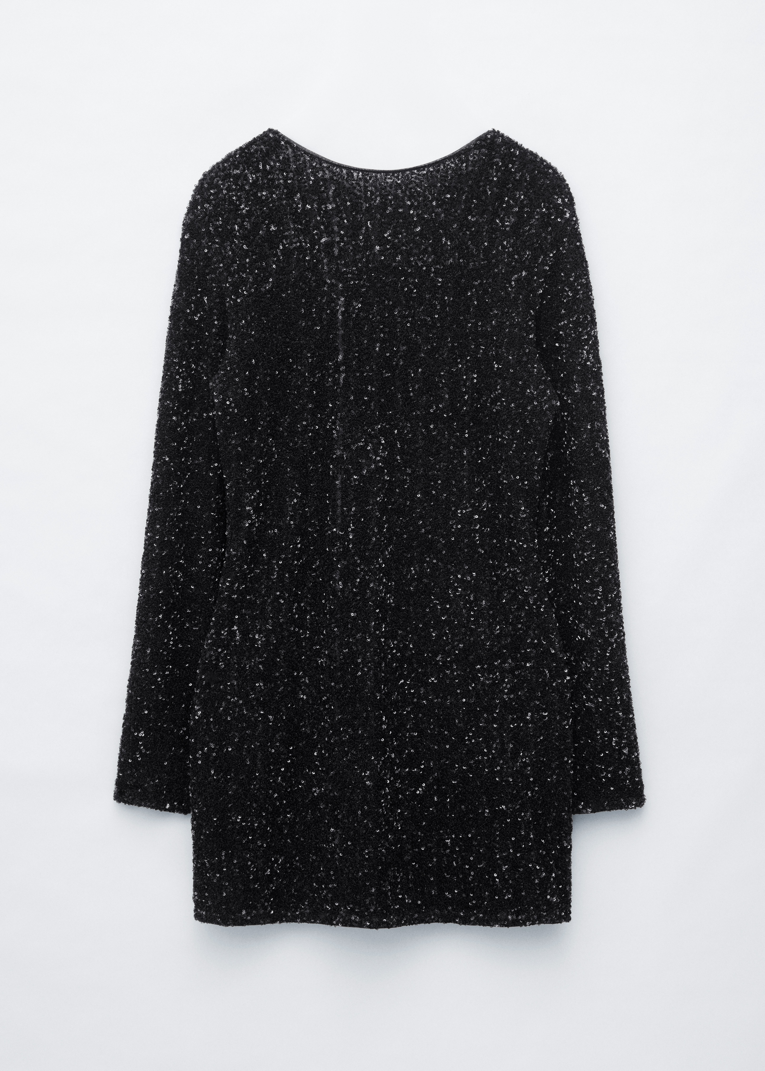 Kleid aus Mesh mit Pailletten