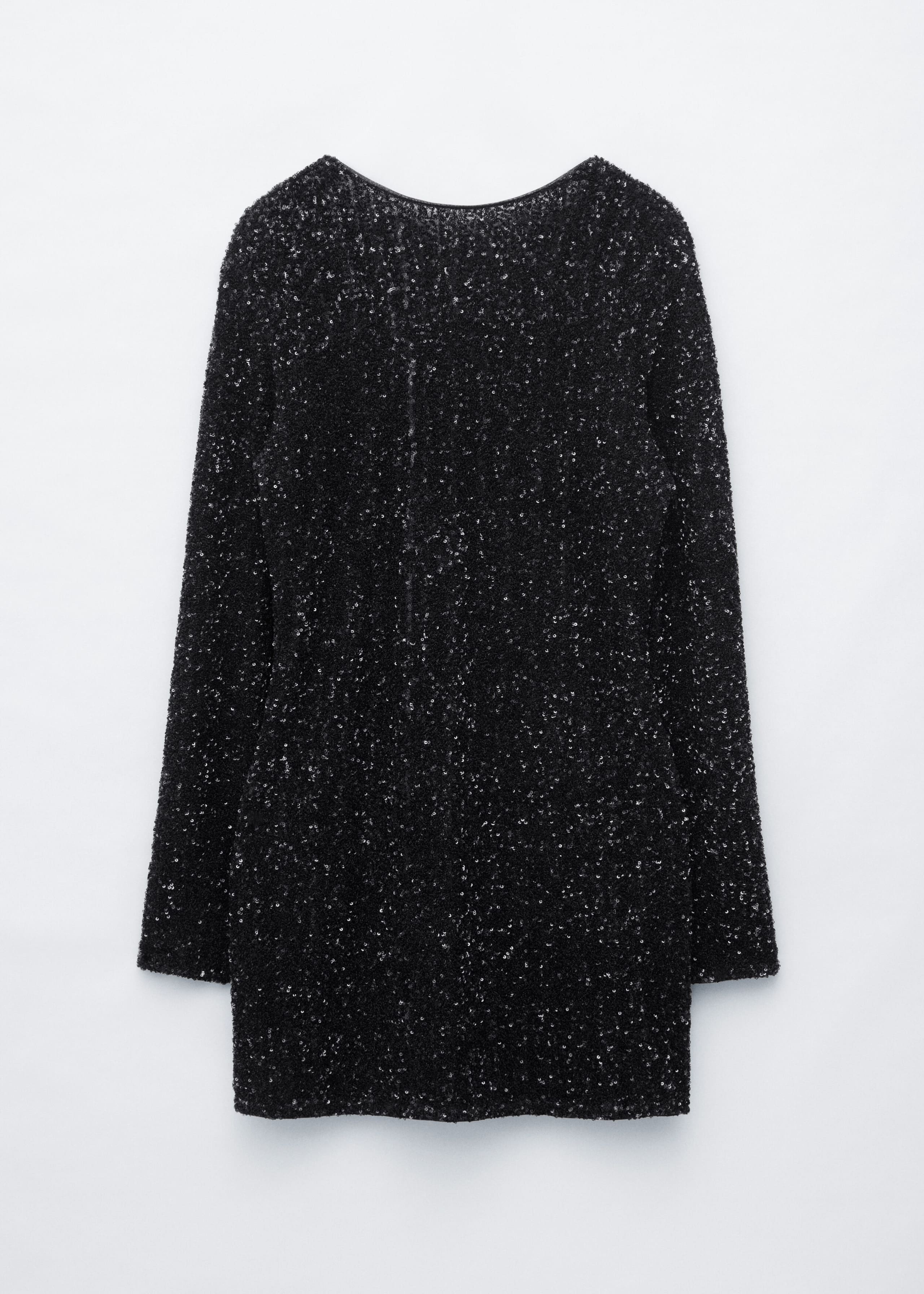 Sequin Mesh fDress - Black - Still Life