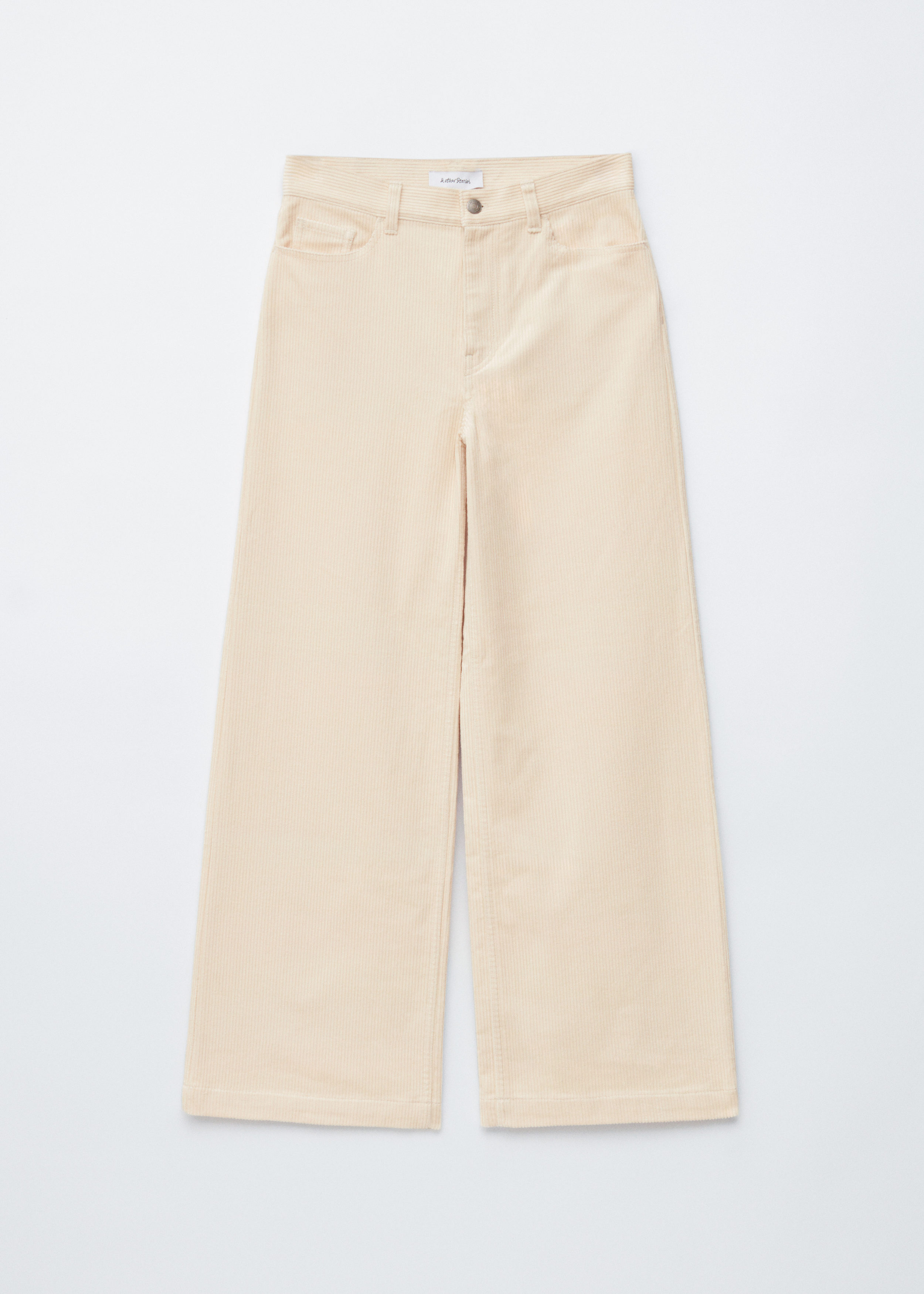 Wide-Leg Corduroy Trousers