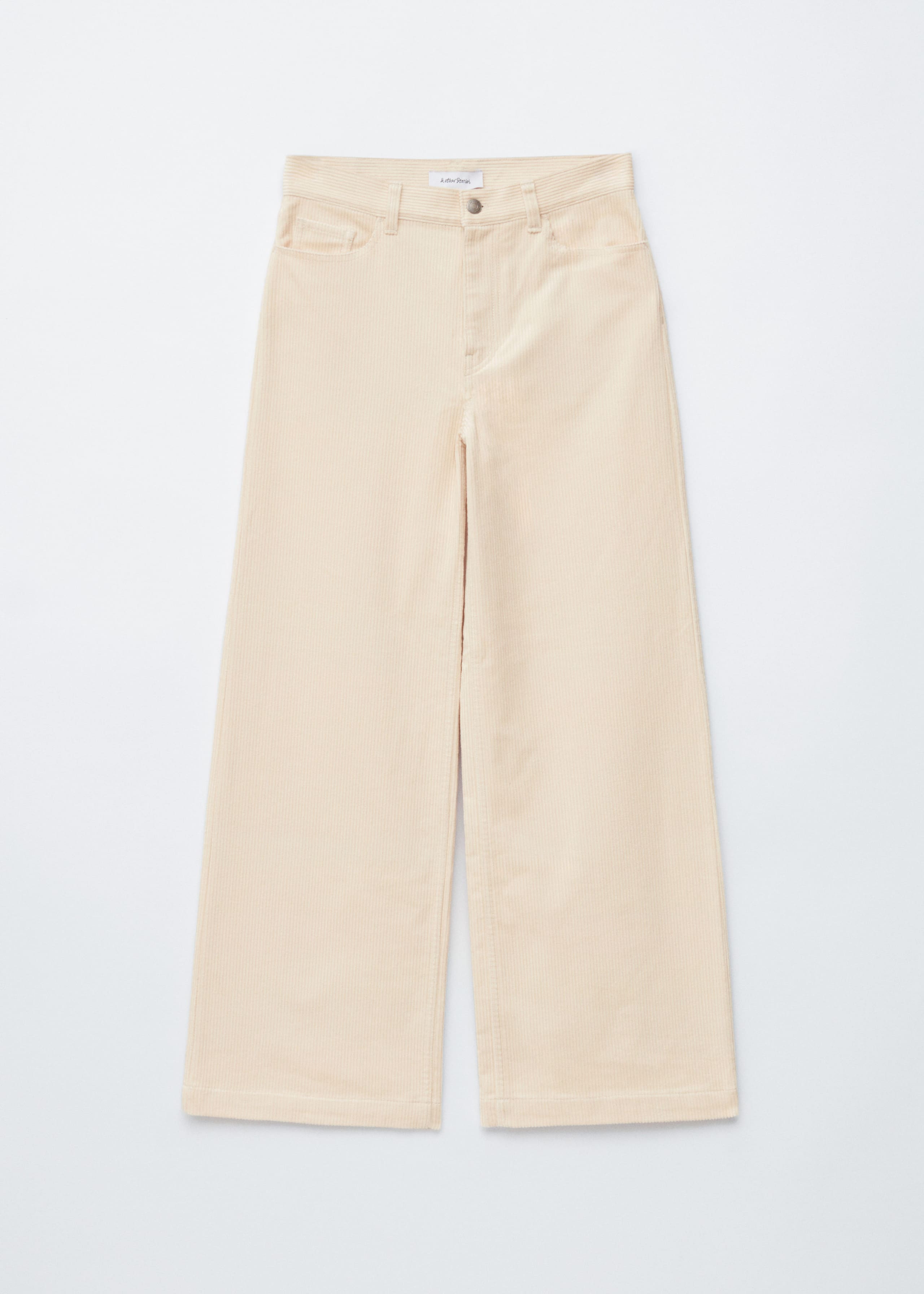 Wide-Leg Corduroy Trousers - Dark Red - Still Life