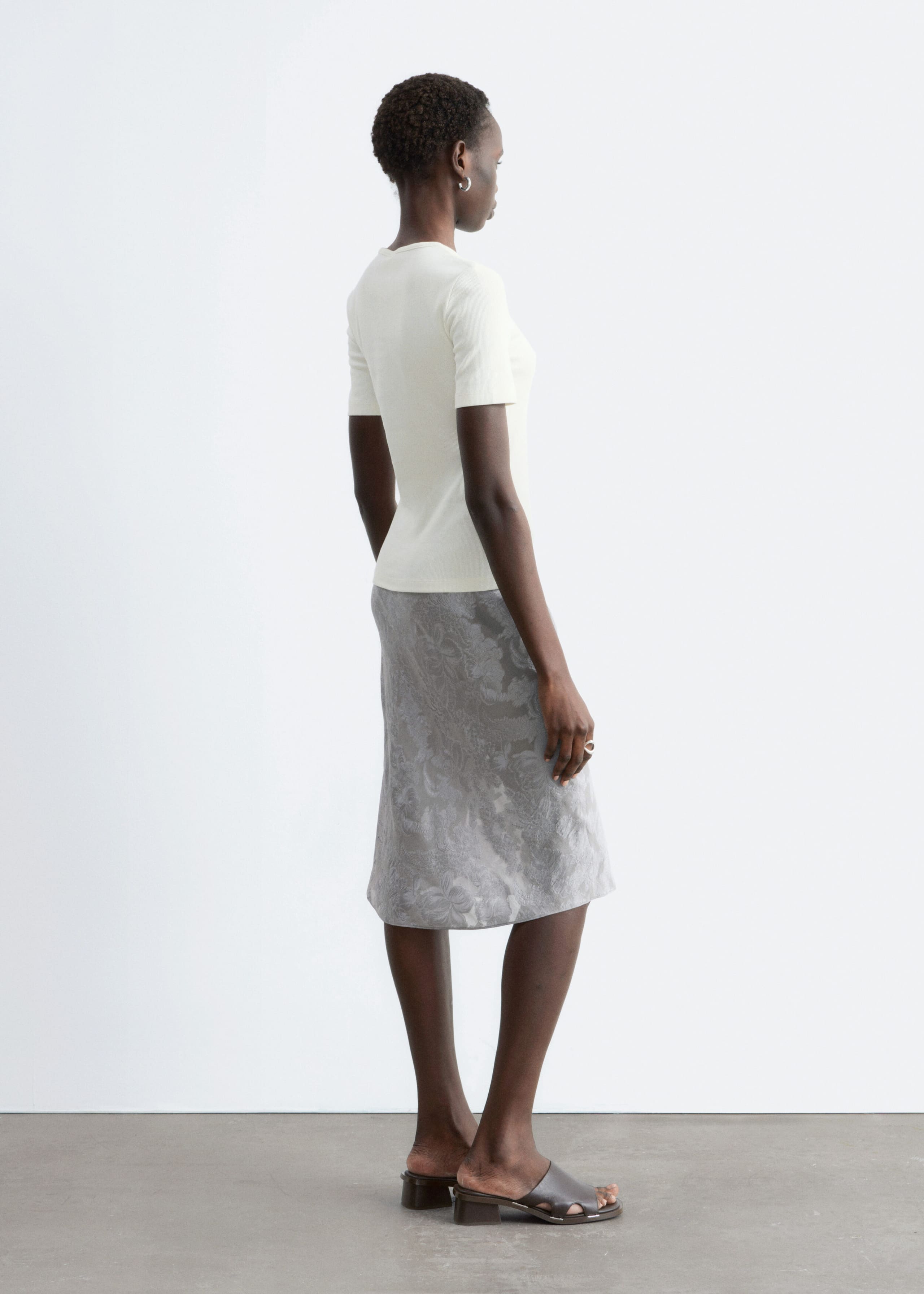 Image of Ribbed T-Shirt