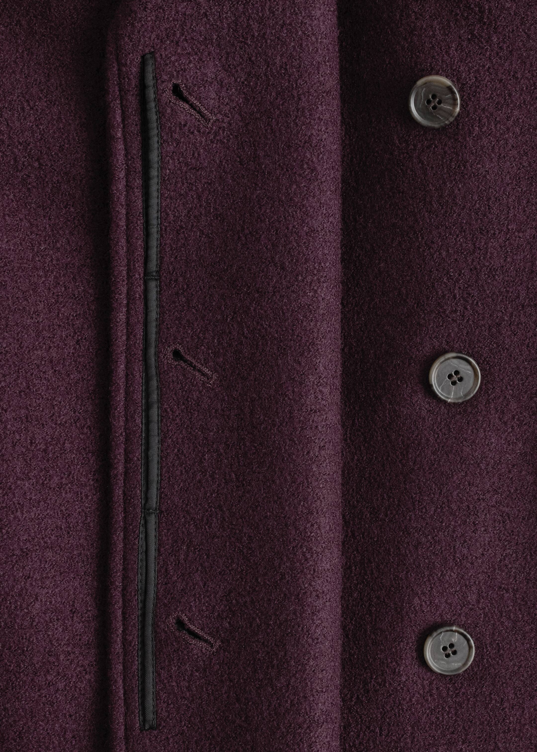 Agrandir l'image: Manteau volumineux en laine avec ceinture - Violet foncé - FEMME | H&M FR 10