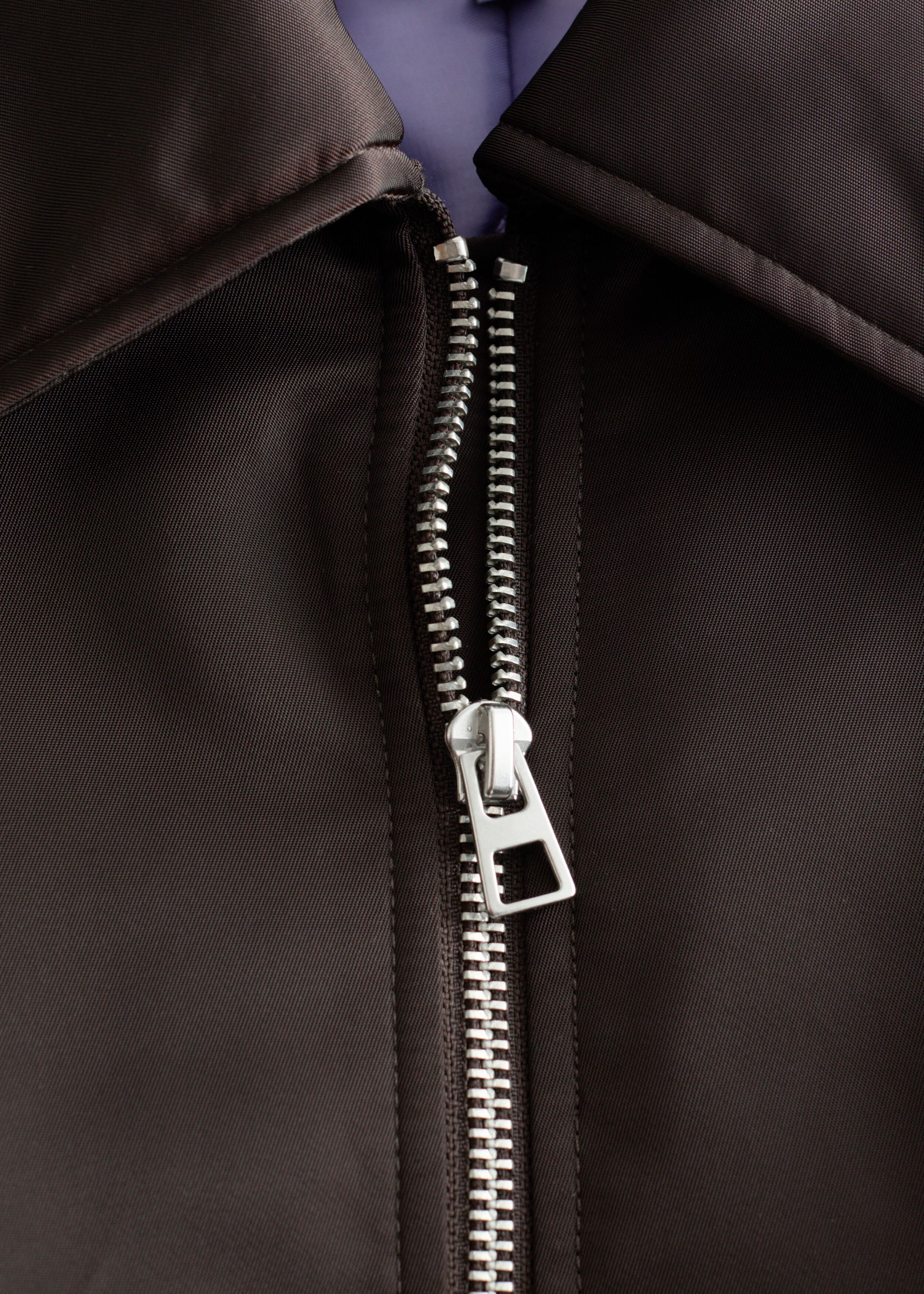 Collared Bomber Jacket - {{variantName}} - Descriptive Detail
