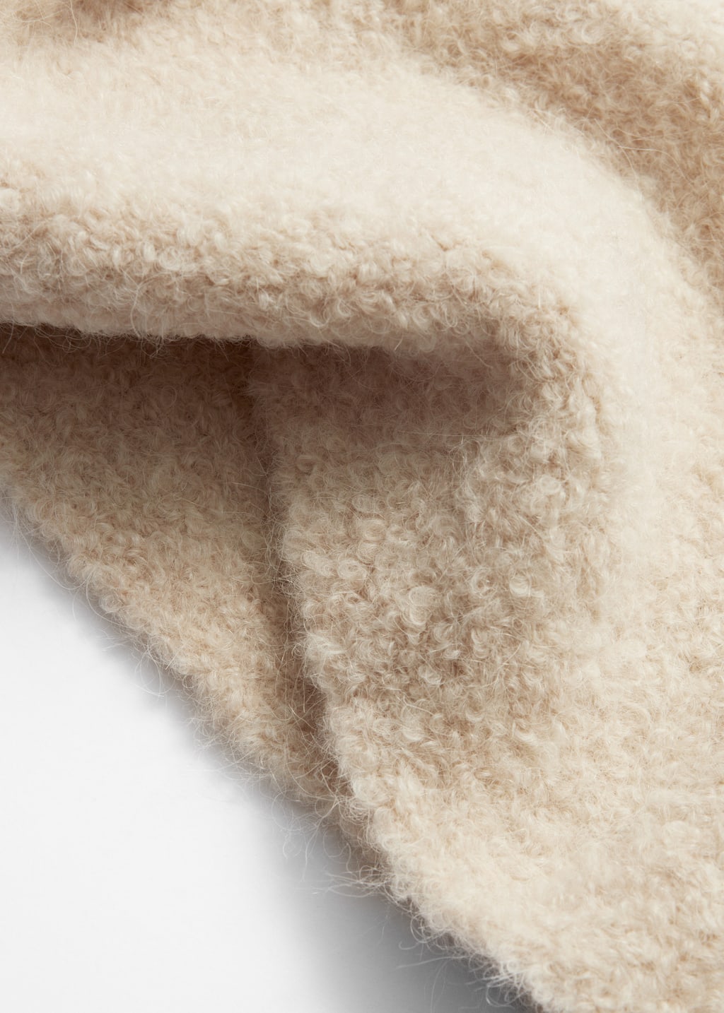 Image of Sciarpa bouclé in misto alpaca