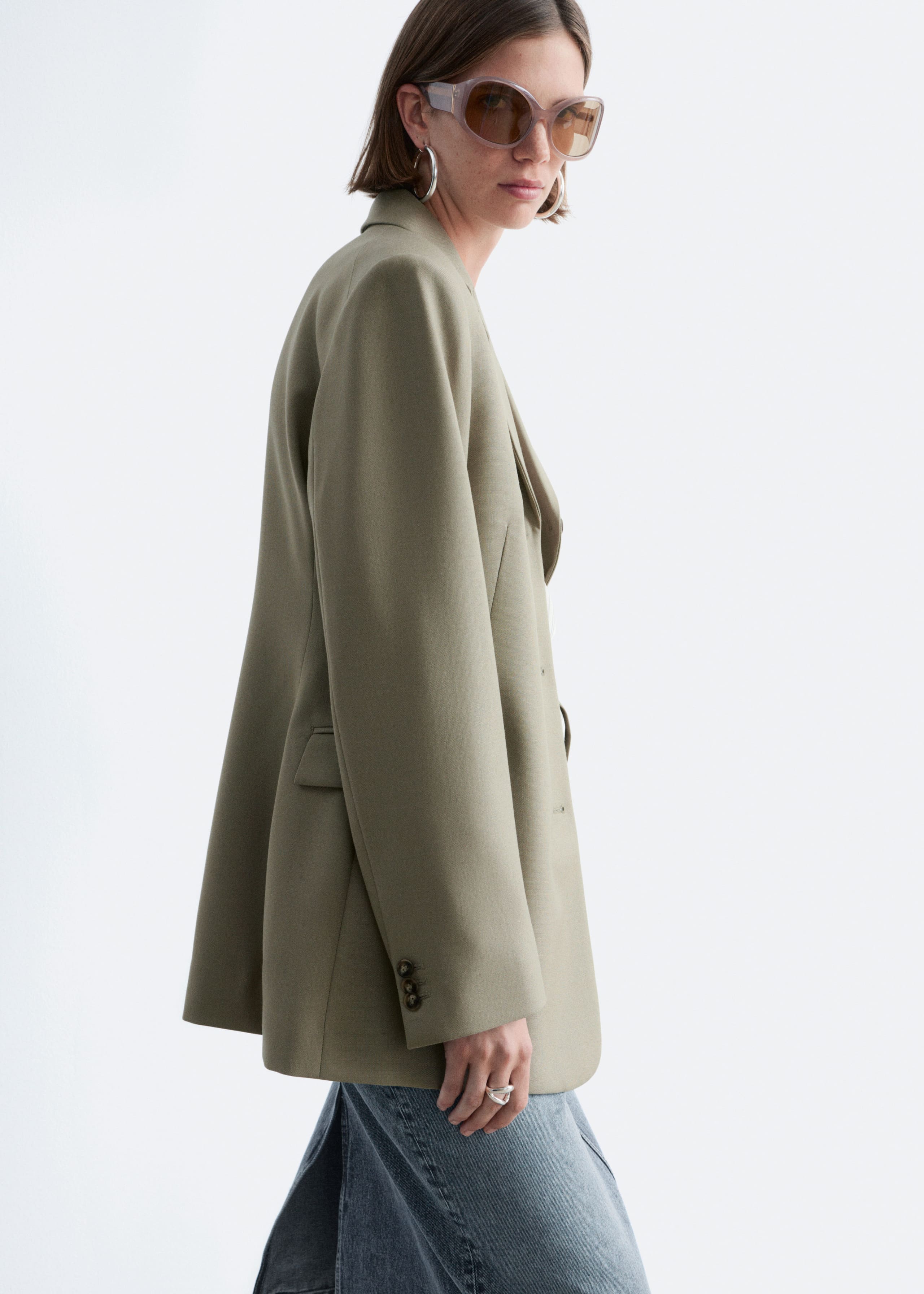 Tapered Blazer - Mole - Lookbook