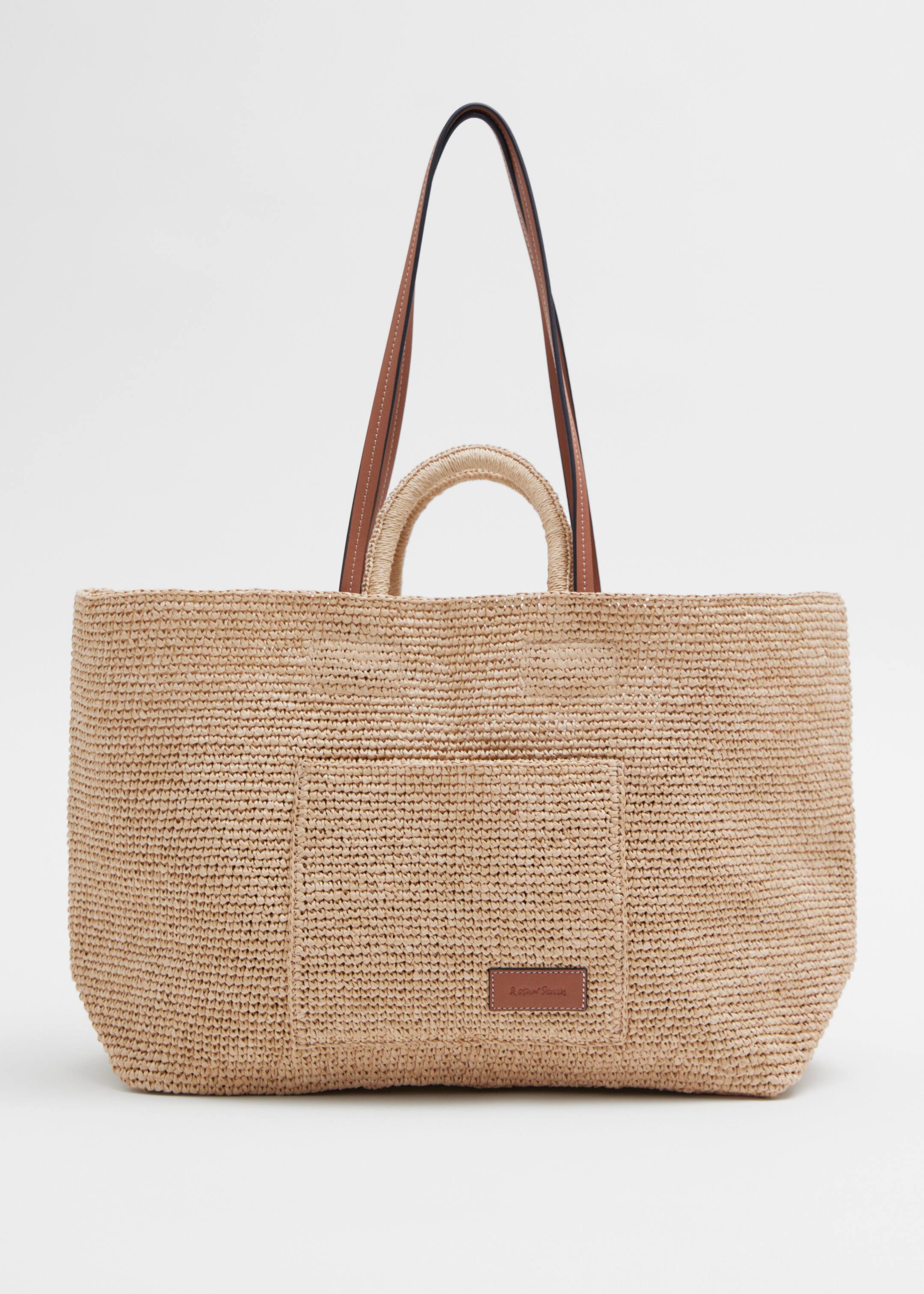 View larger image: Large Woven Straw Tote - Straw - Ladies | H&M GB 3