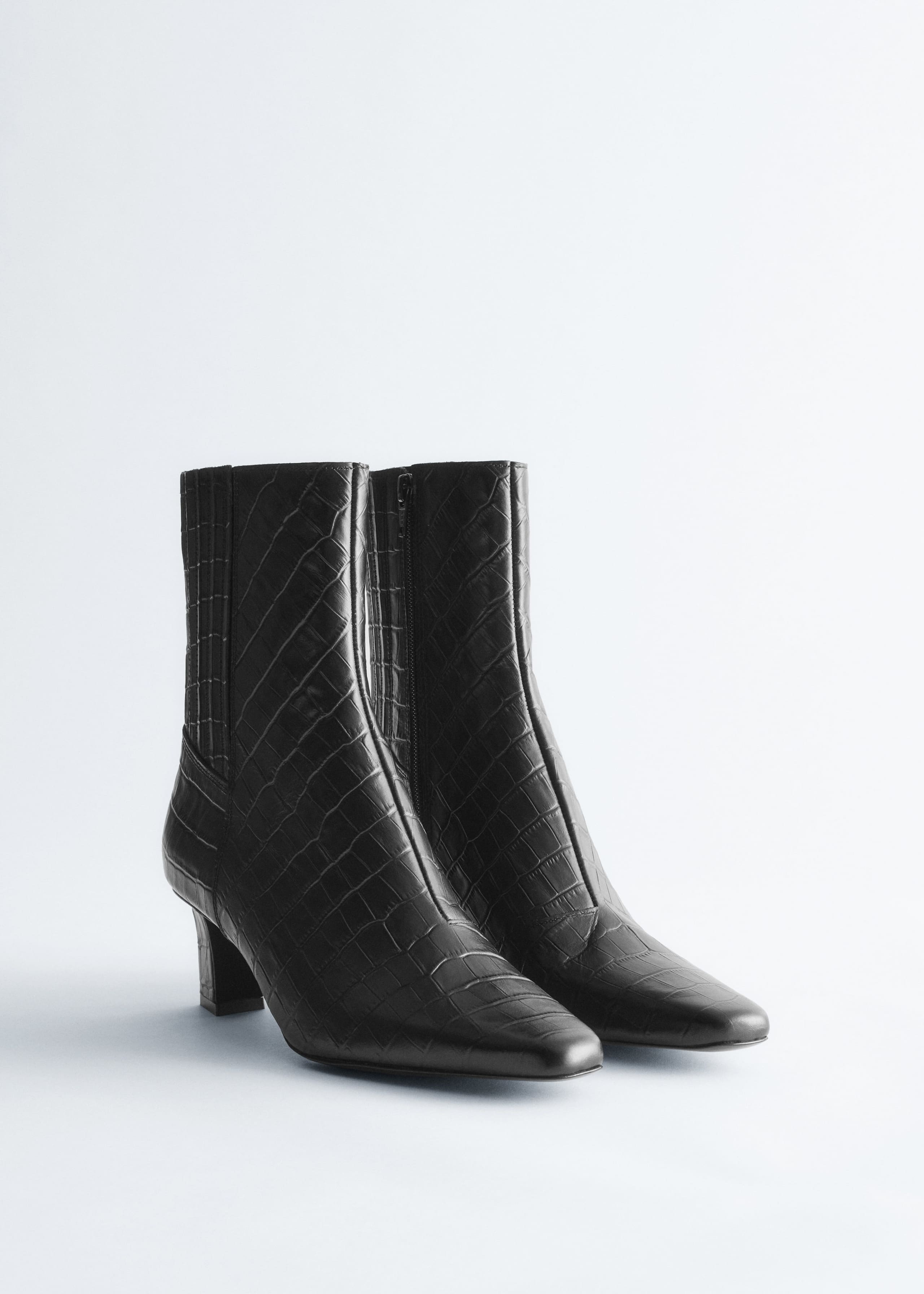 Image of Pointed-Toe Ankle Boots