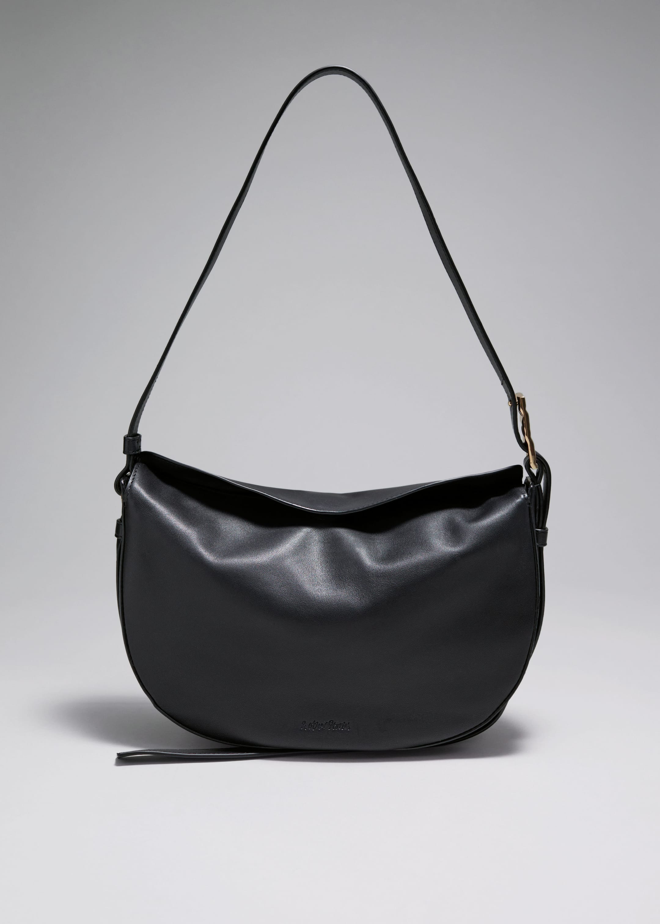 Größeres Bild anzeigen: Umhängetasche aus Leder - Schwarz - Ladies | H&M AT 1
