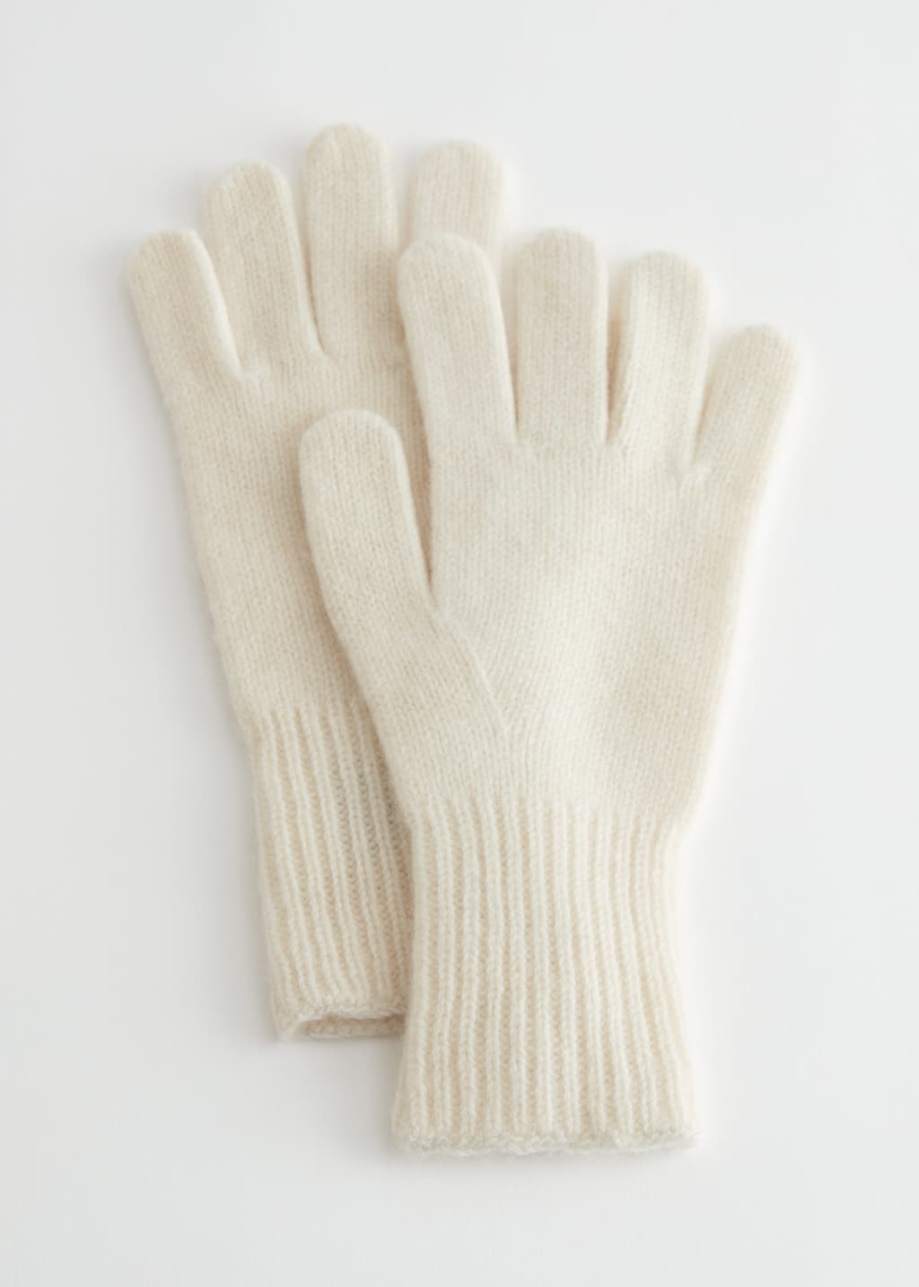 Gants en cachemire tricotés - Crème - Still Life