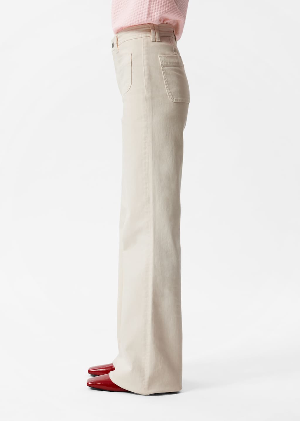 Image of High-Waist Flared Jeans