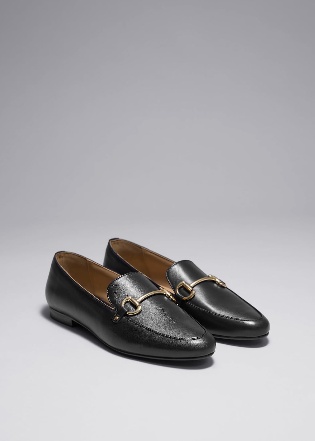 Equestrian Buckle Loafers - Brown - Still Life