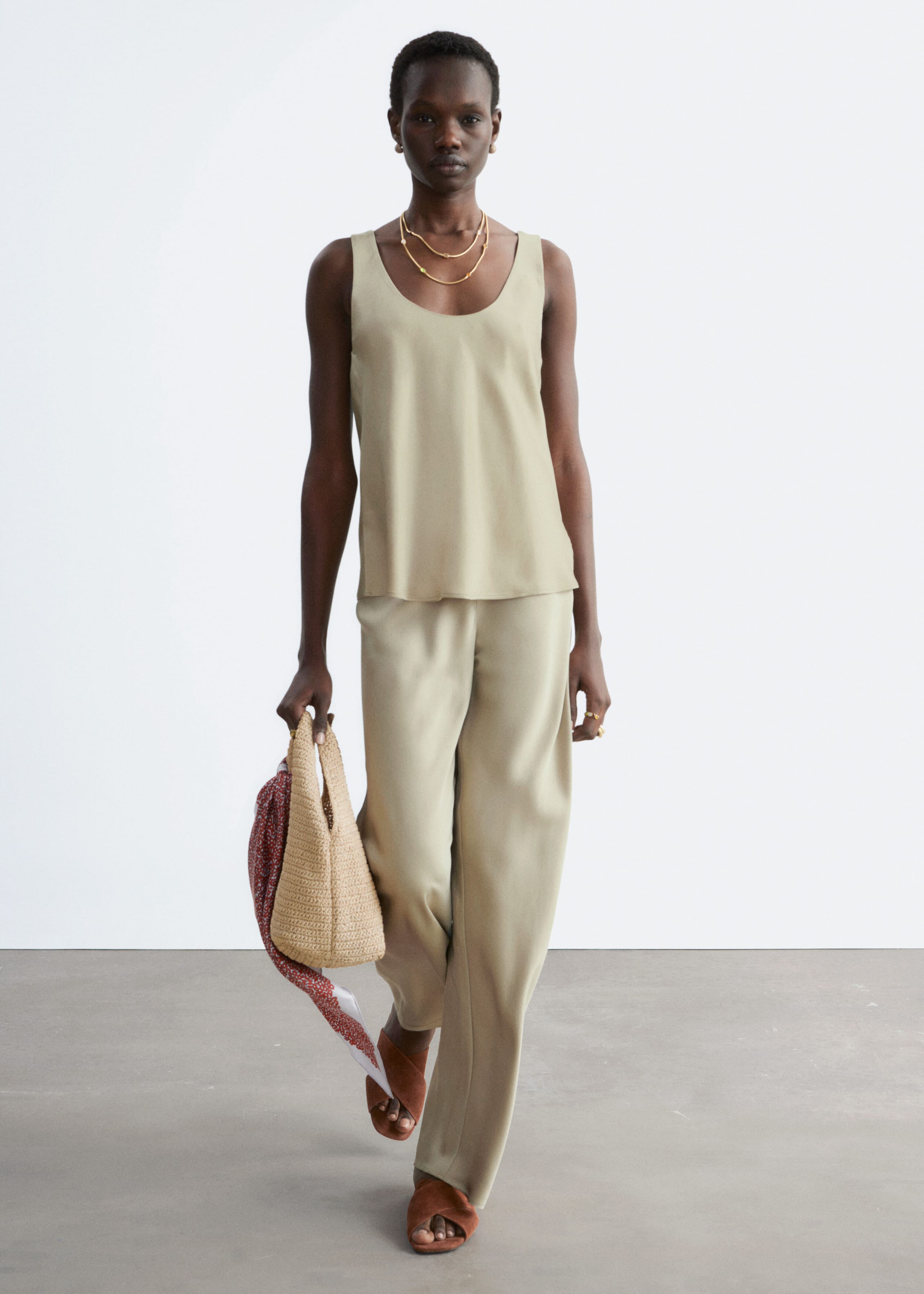 Image of Scoop Neck Tank Top