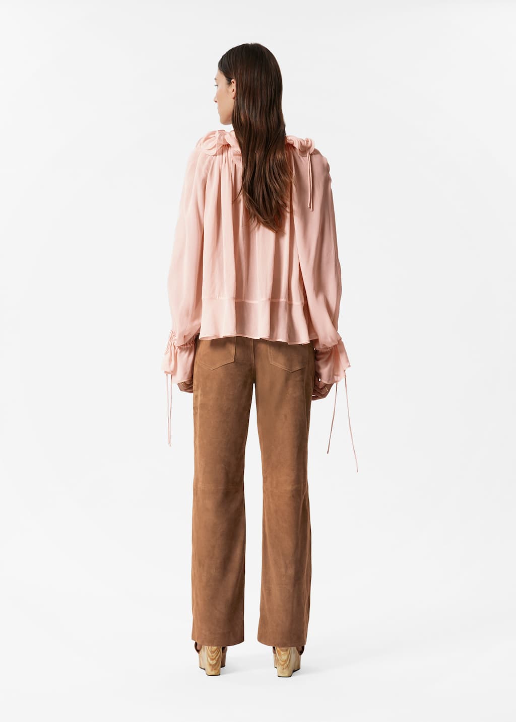 Image of Suede Trousers