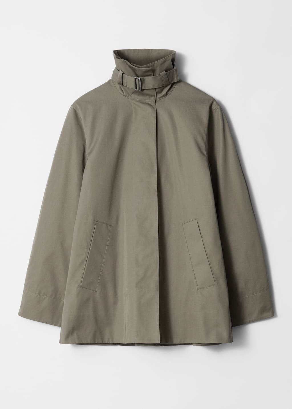 Image of A-Linien-Jacke mit Tunnelkragen