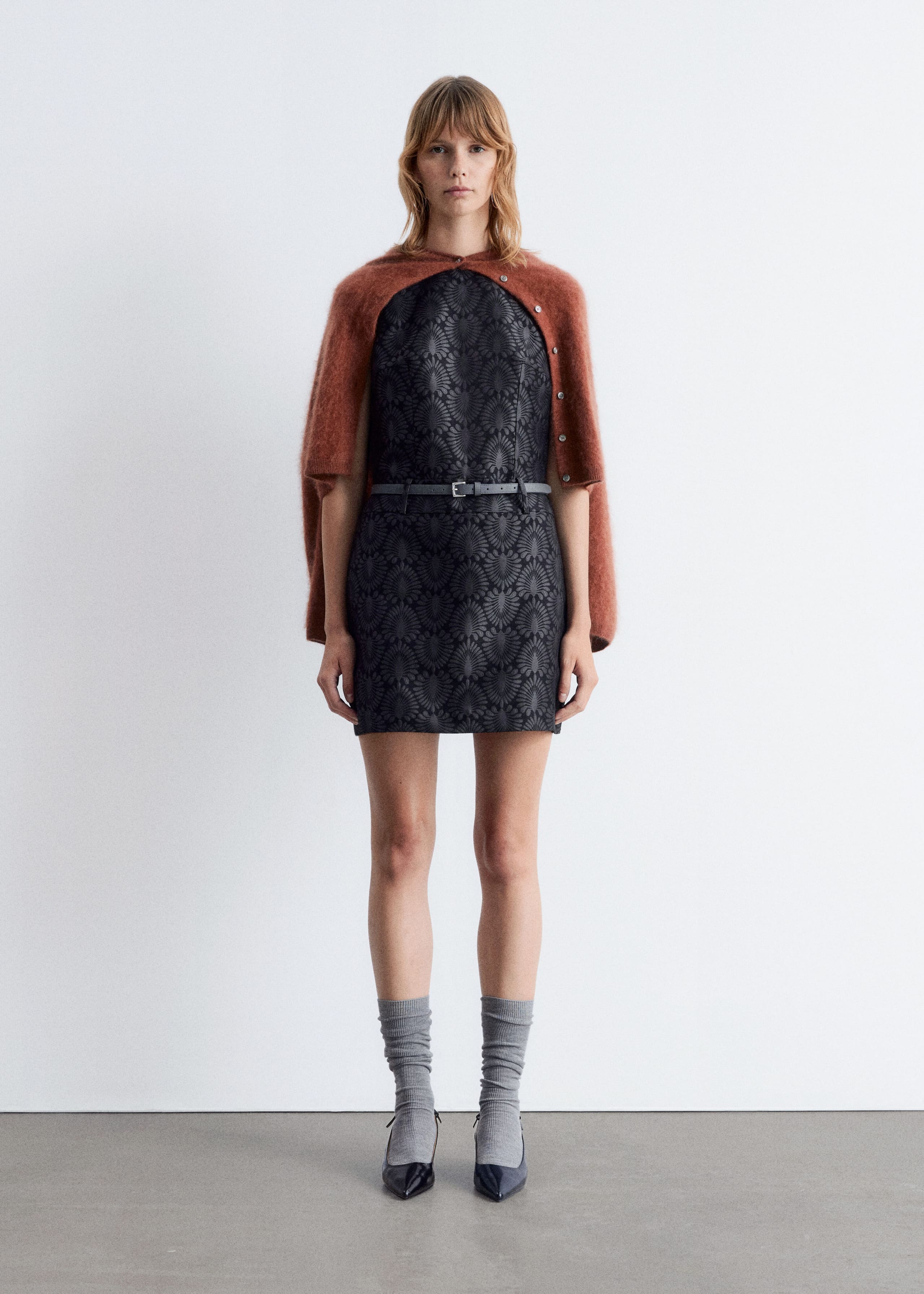 Image of Minikleid aus Brokat