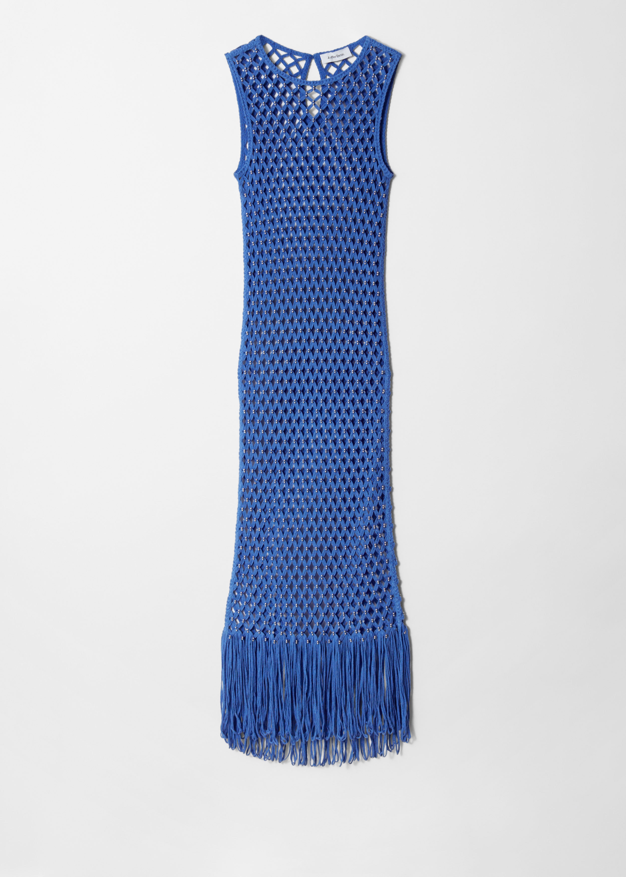 Open-Knit Midi Dress