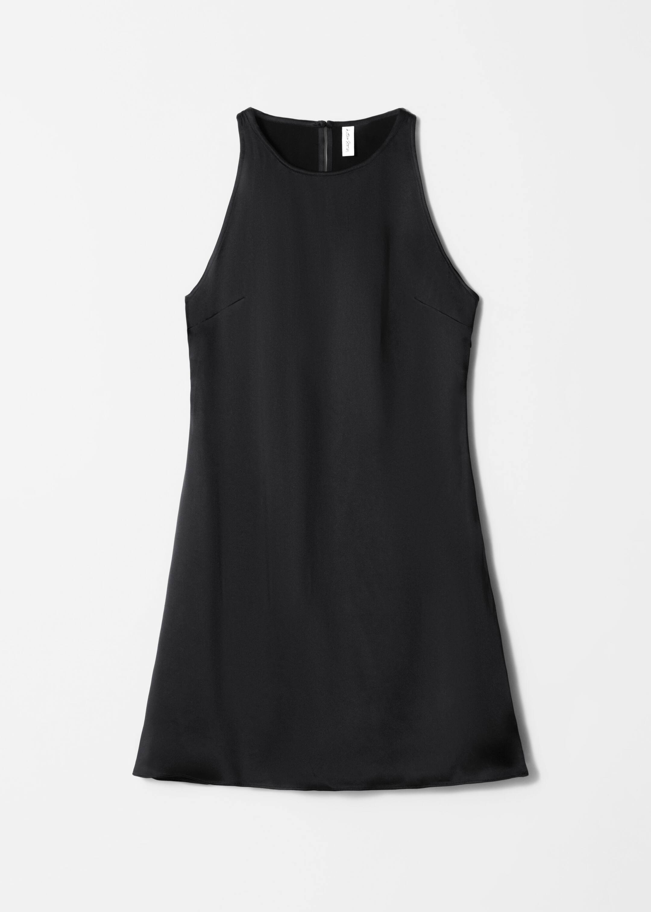 Agrandir l'image: Robe courte en satin - Noir - FEMME | H&M FR 4