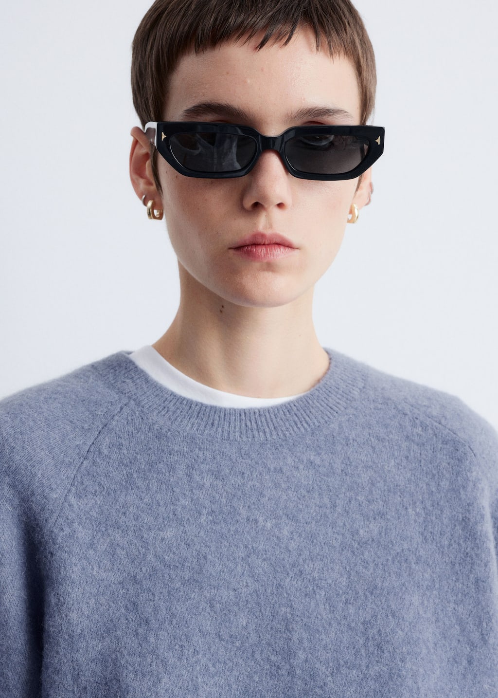 Image of Alpaca-Blend Knitted Top