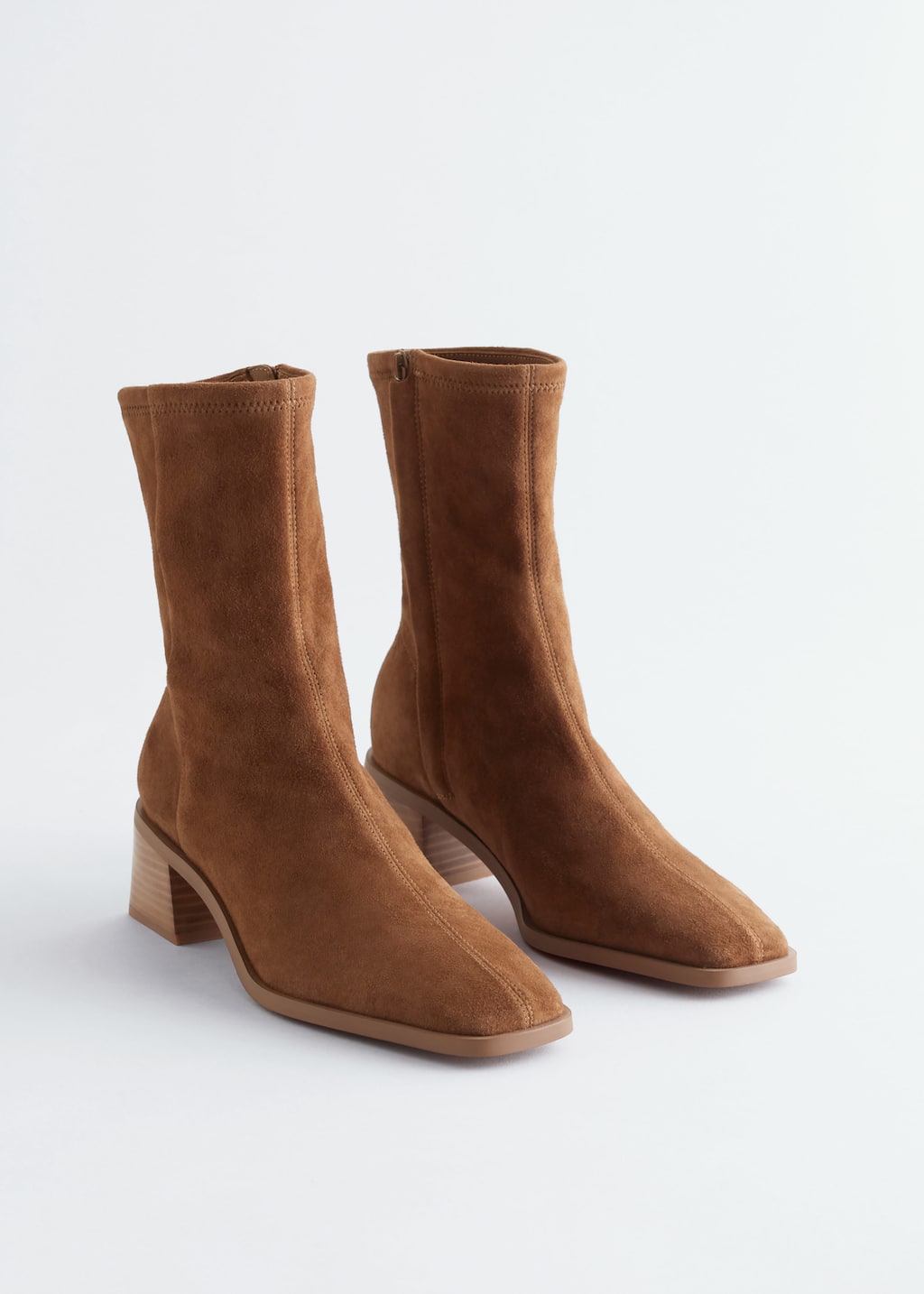 Image of Leather Sock Boots