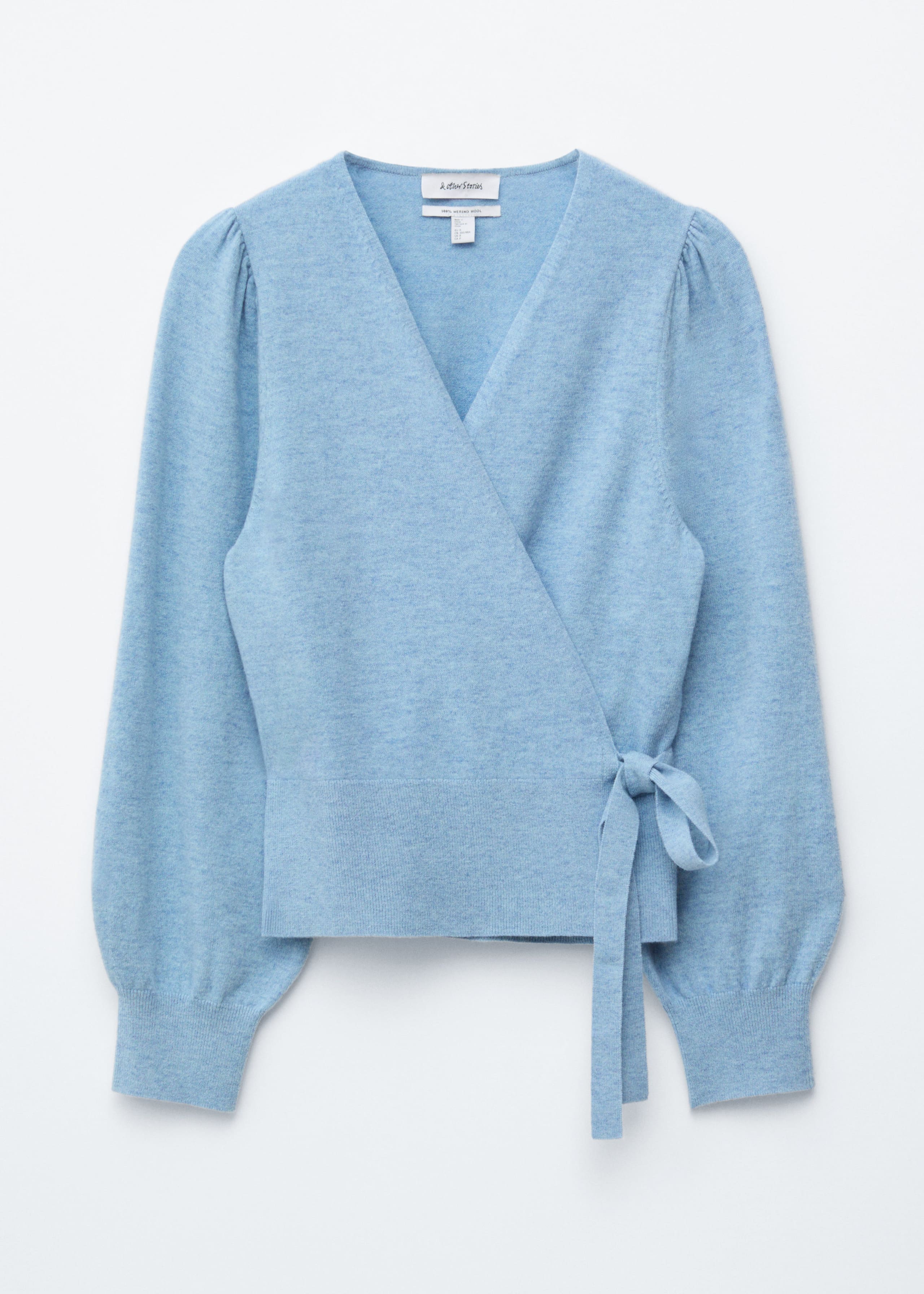 Image of Merino Wool Wrap Cardigan