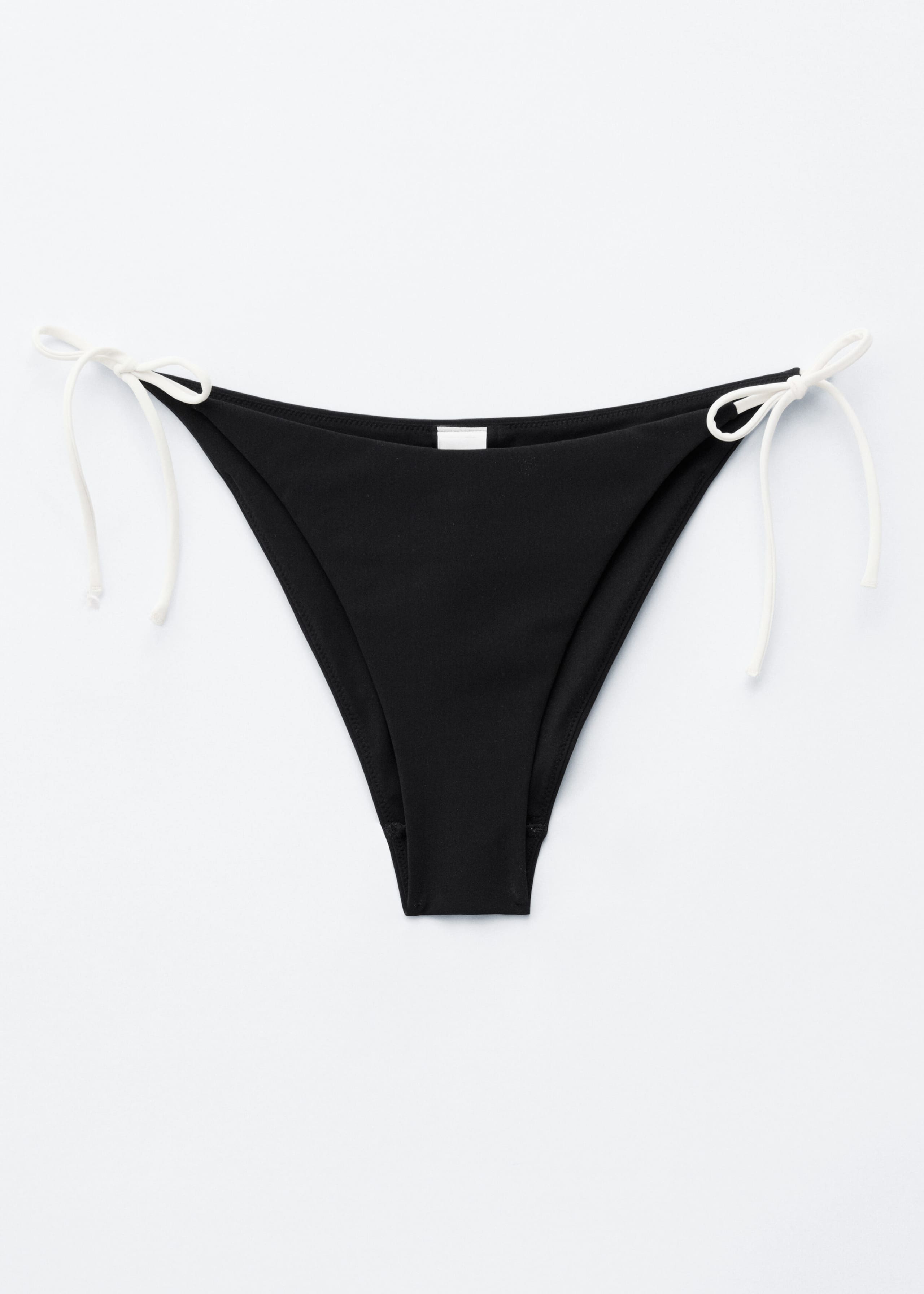 Tie-Side Bikini Briefs - Black/White - Still Life