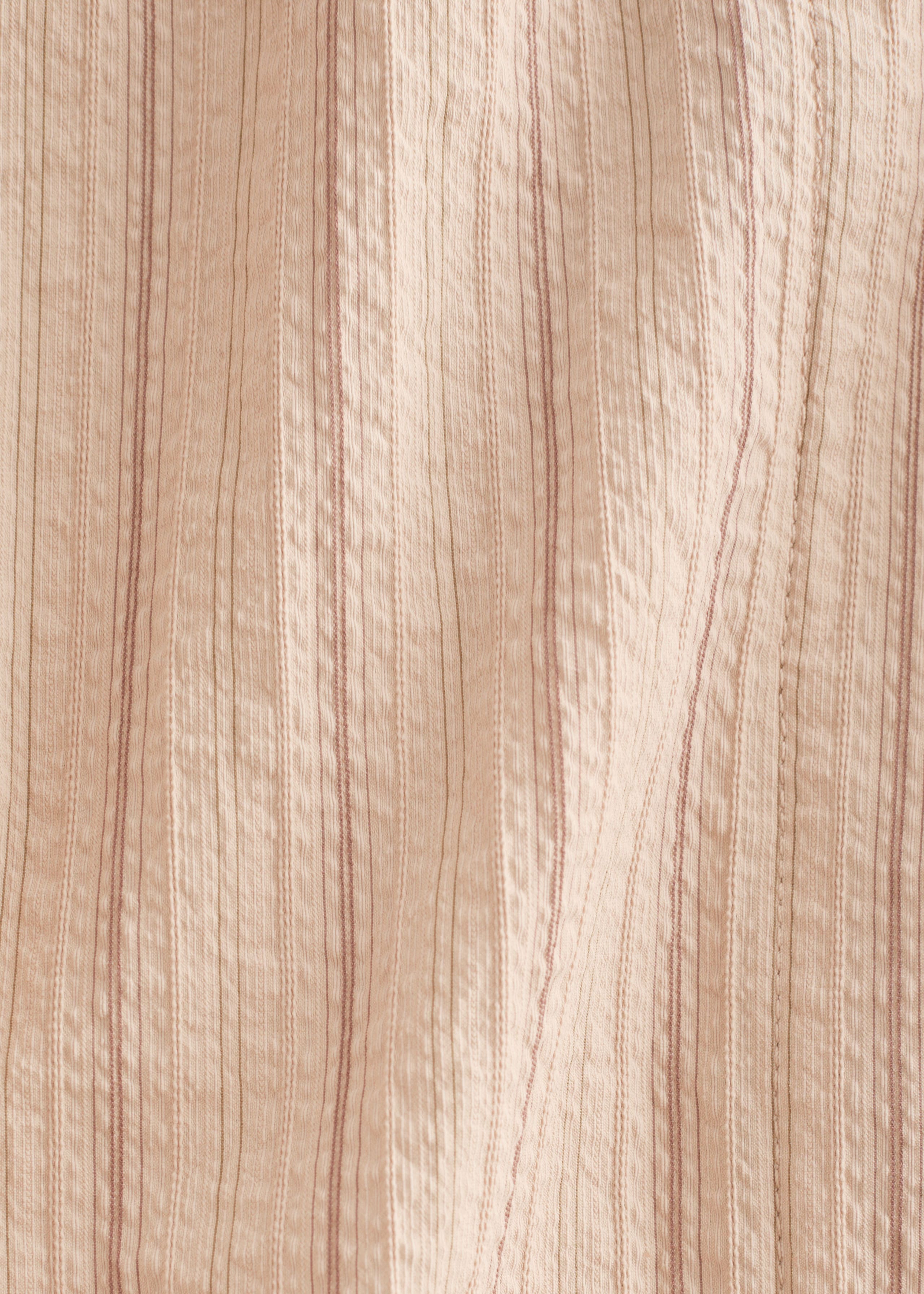 Image of Gabardina de corte holgado y raya diplomática