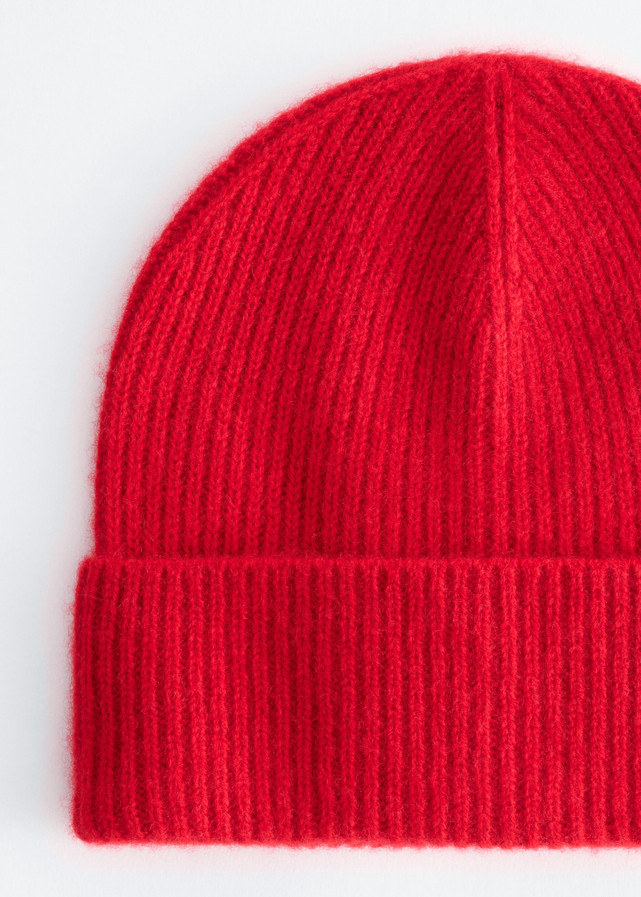Cashmere Beanie - Red - Still Life